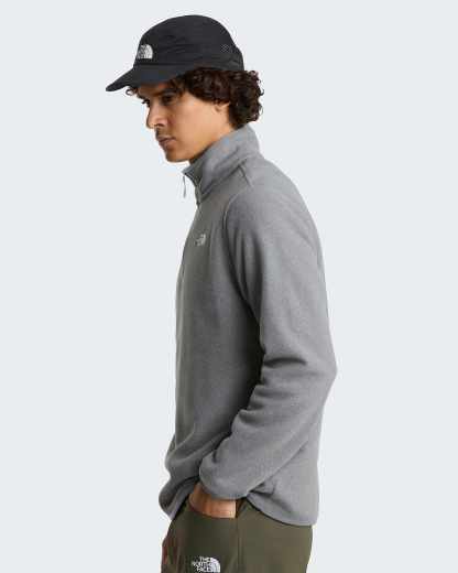 Glacier Fleece mit 1/4-langem RV für Herren – TNF Mid Grey Heather