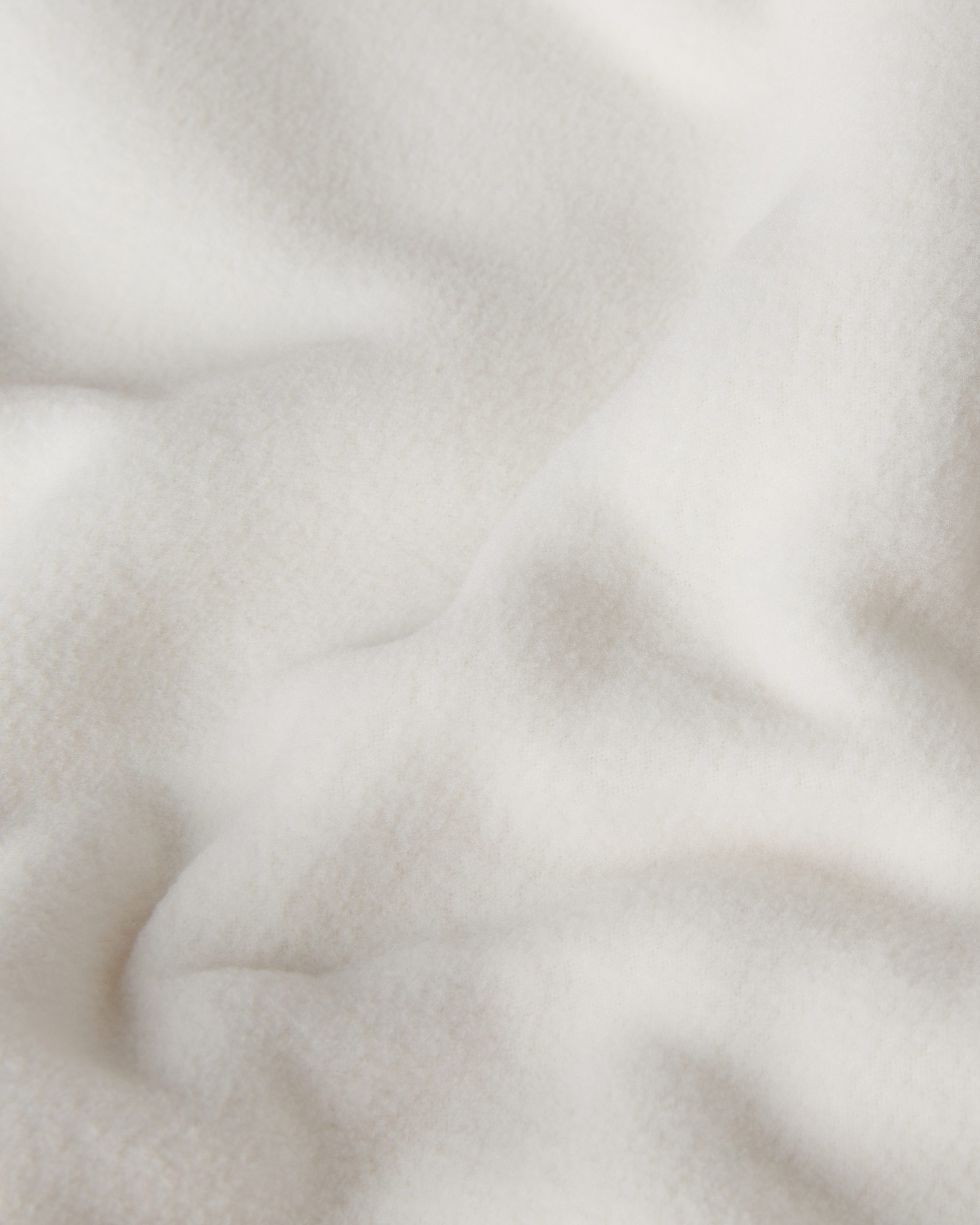 Glacier Fleece mit 1/4-langem RV für Herren – White Dune