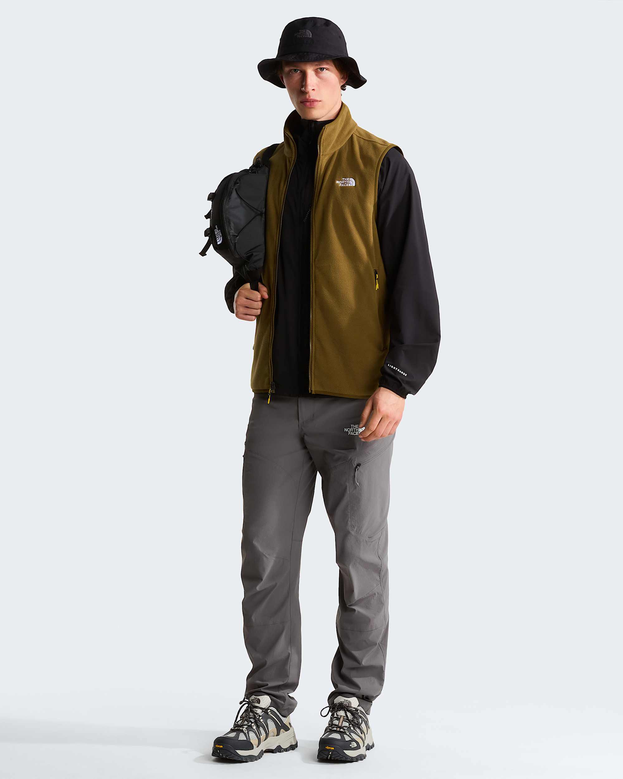 Glacier Fleece Weste Herren – Caraway Seed