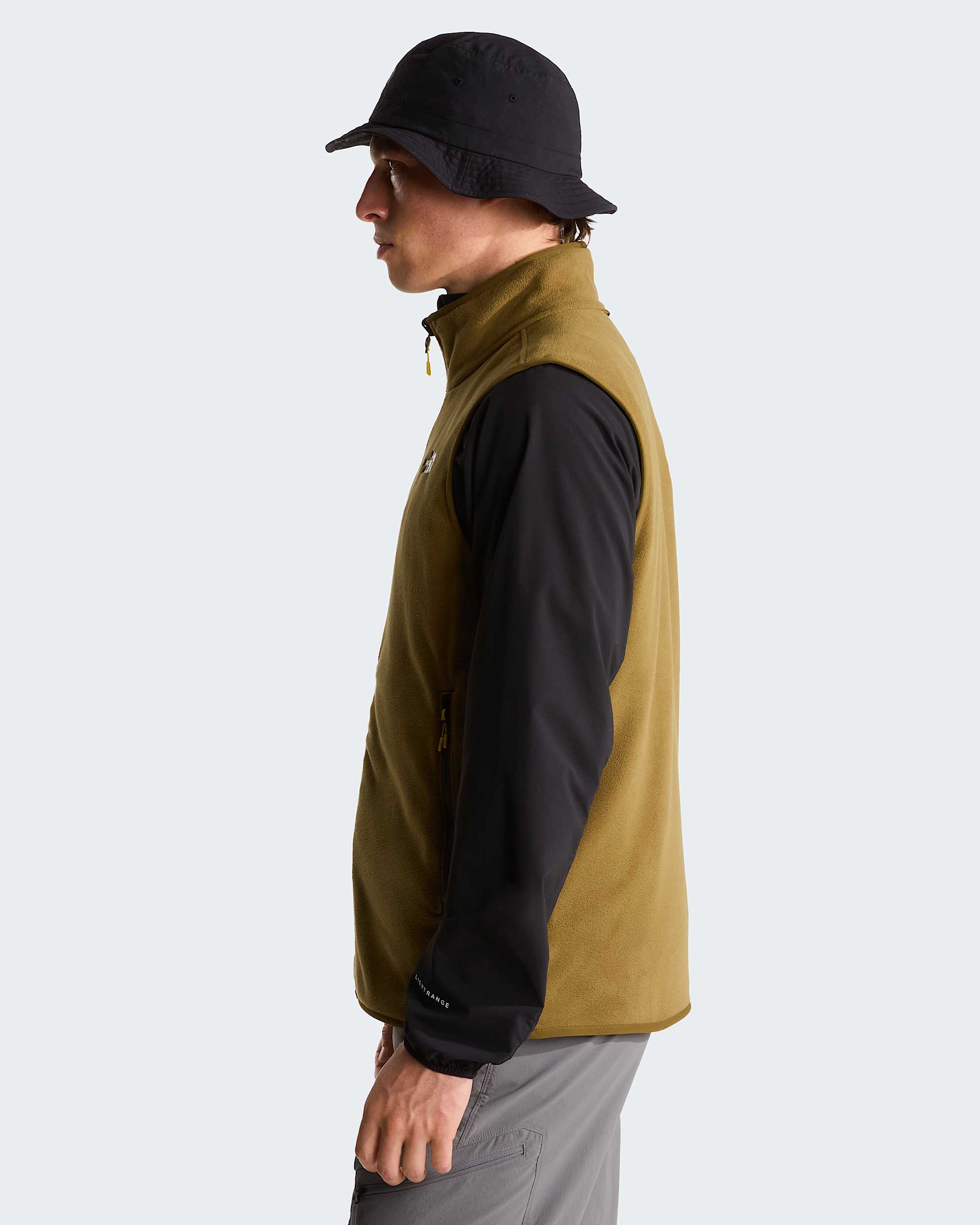 Glacier Fleece Weste Herren – Caraway Seed