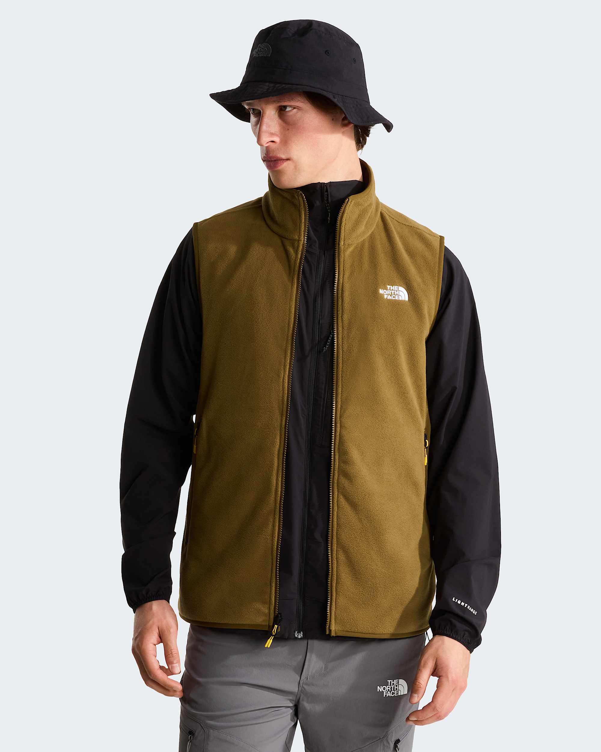 Glacier Fleece Weste Herren – Caraway Seed