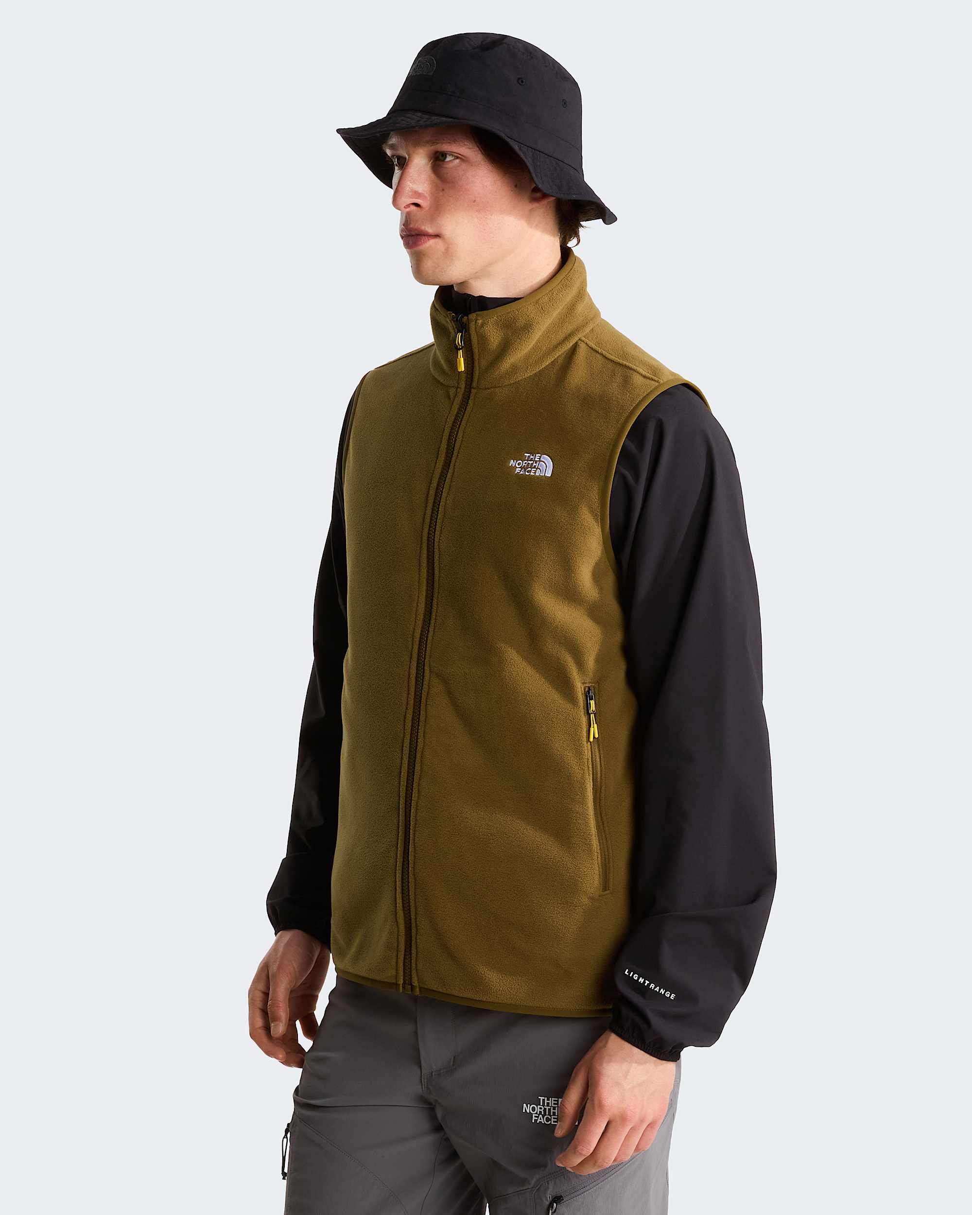 Glacier Fleece Weste Herren – Caraway Seed