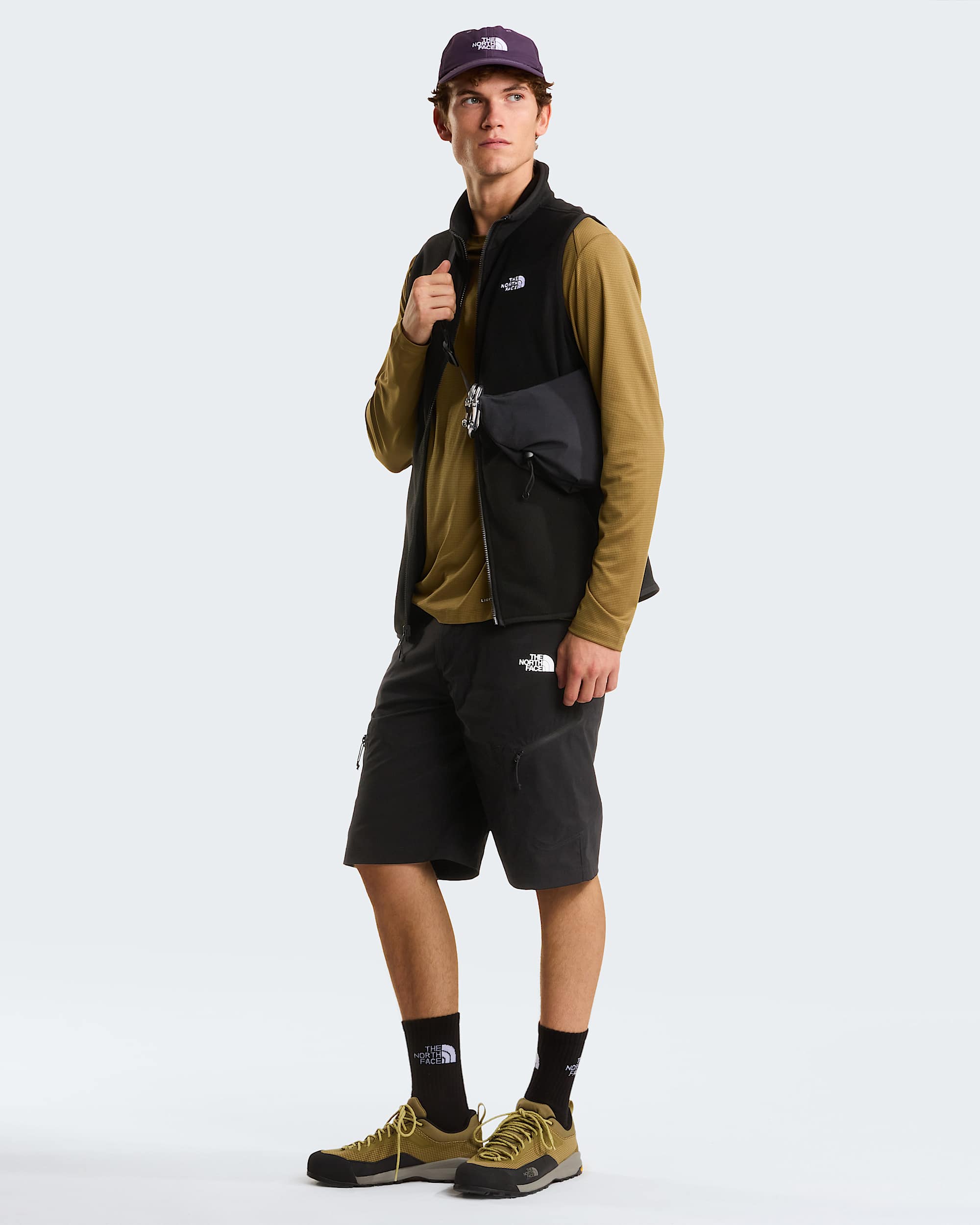 Glacier Fleece Weste Herren – TNF Black