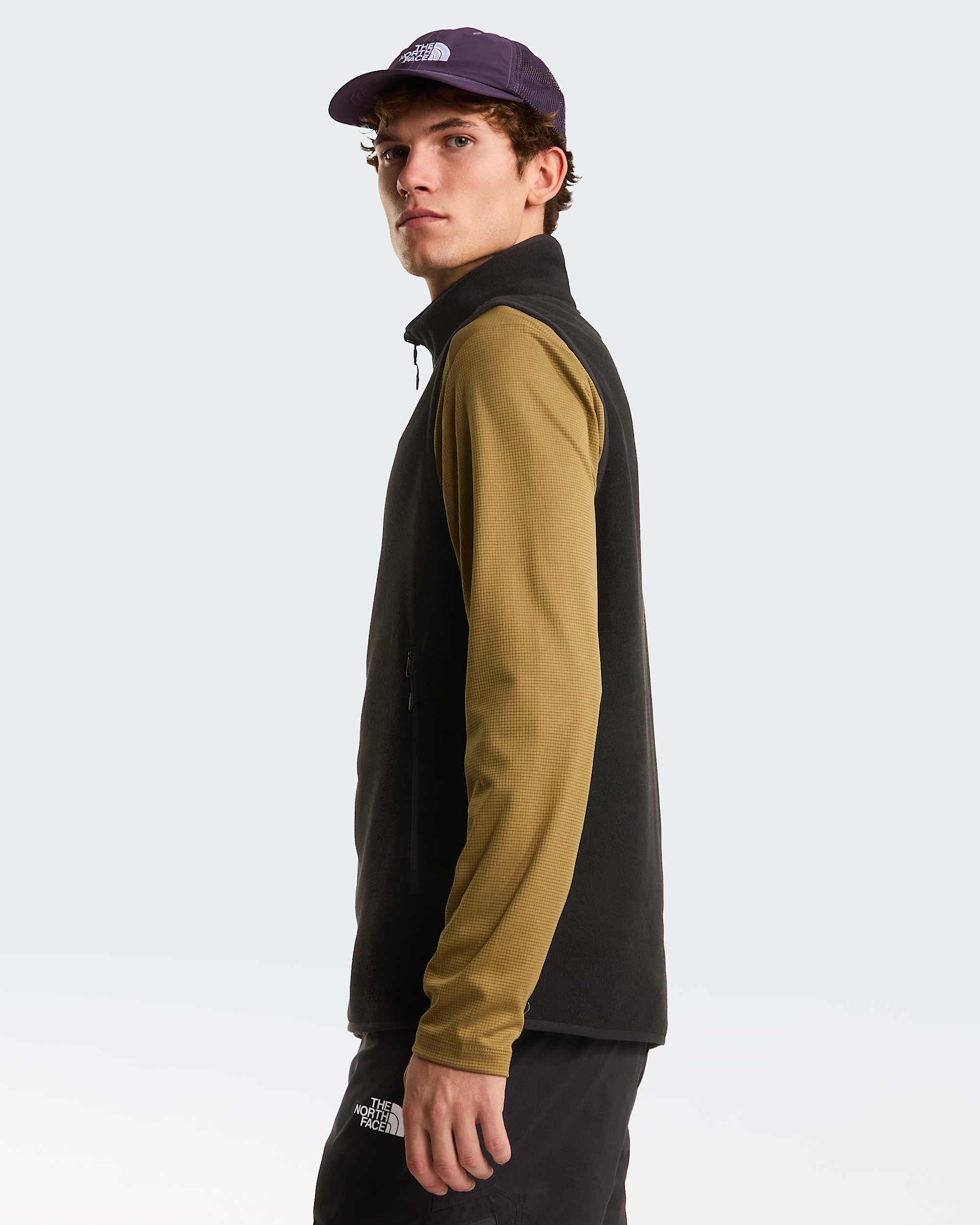 Glacier Fleece Weste Herren – TNF Black
