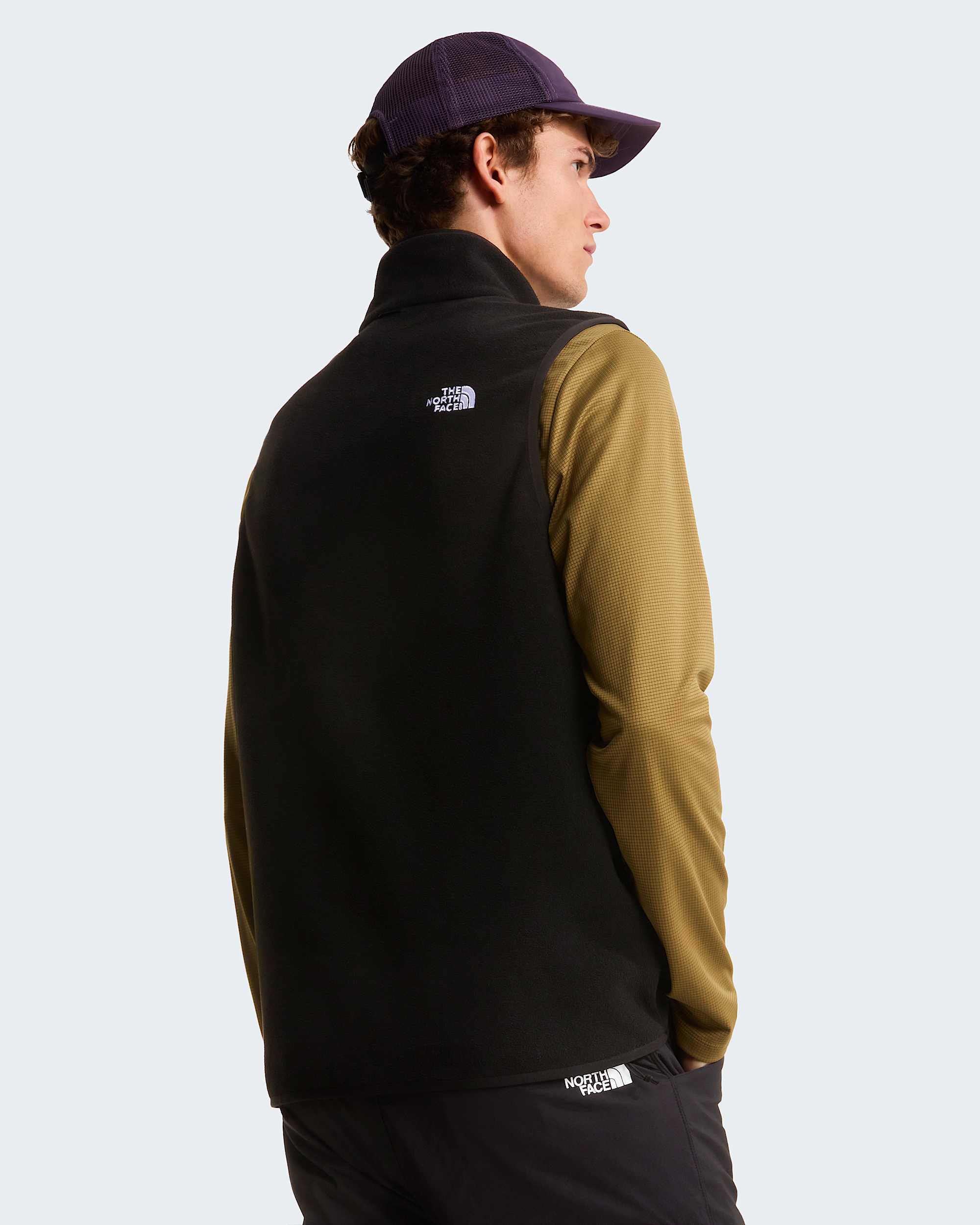 Glacier Fleece Weste Herren – TNF Black