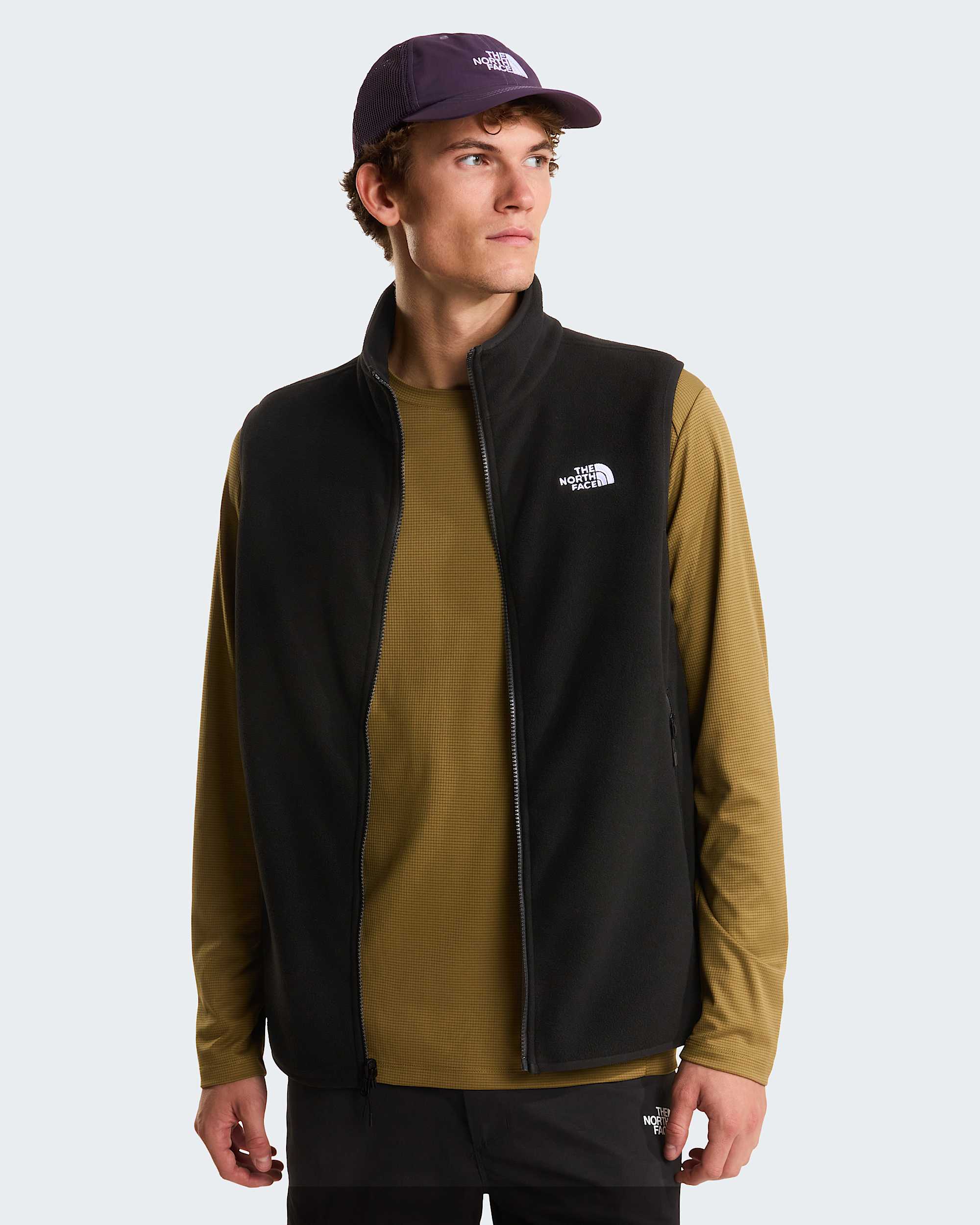 Glacier Fleece Weste Herren – TNF Black