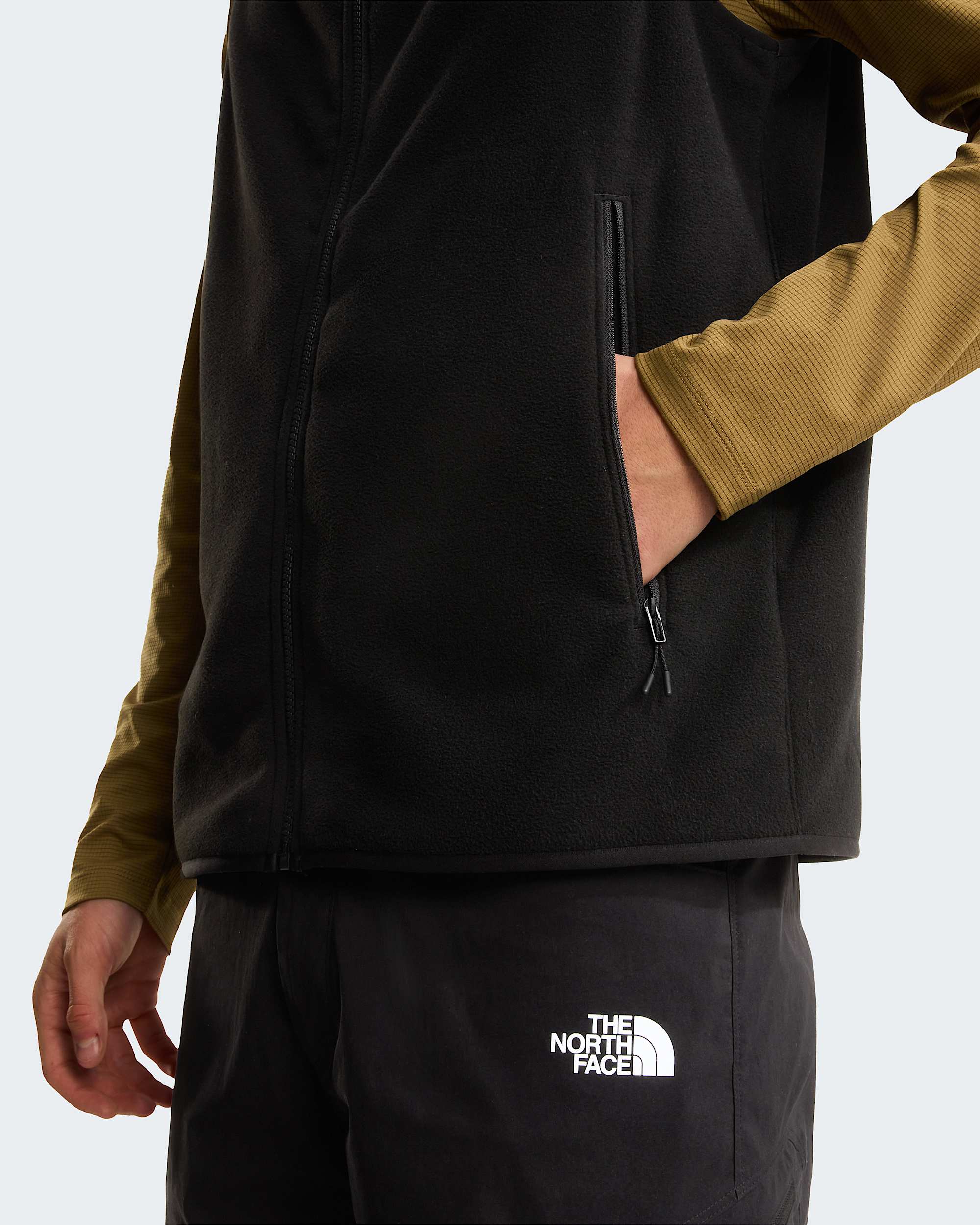 Glacier Fleece Weste Herren – TNF Black
