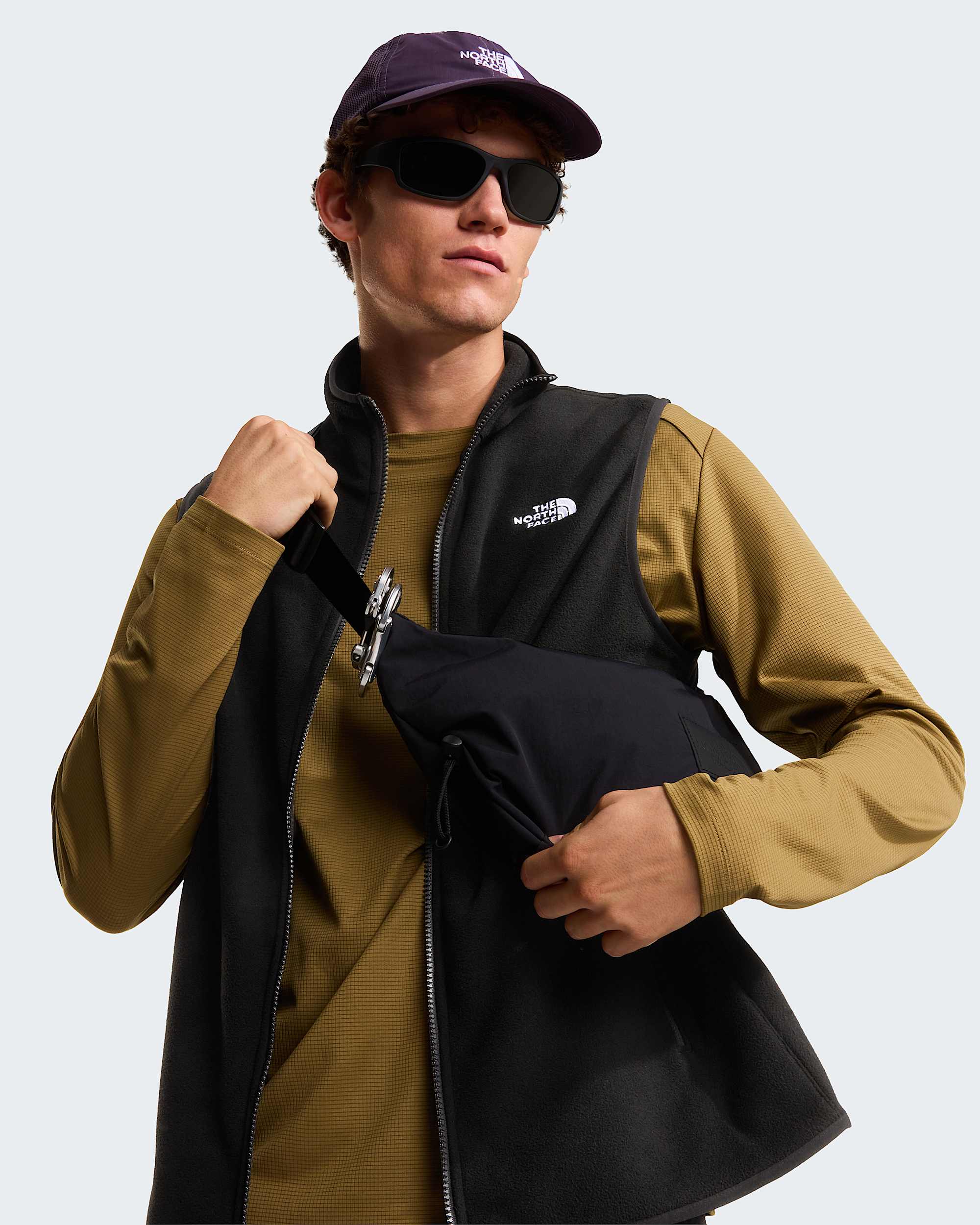 Glacier Fleece Weste Herren – TNF Black
