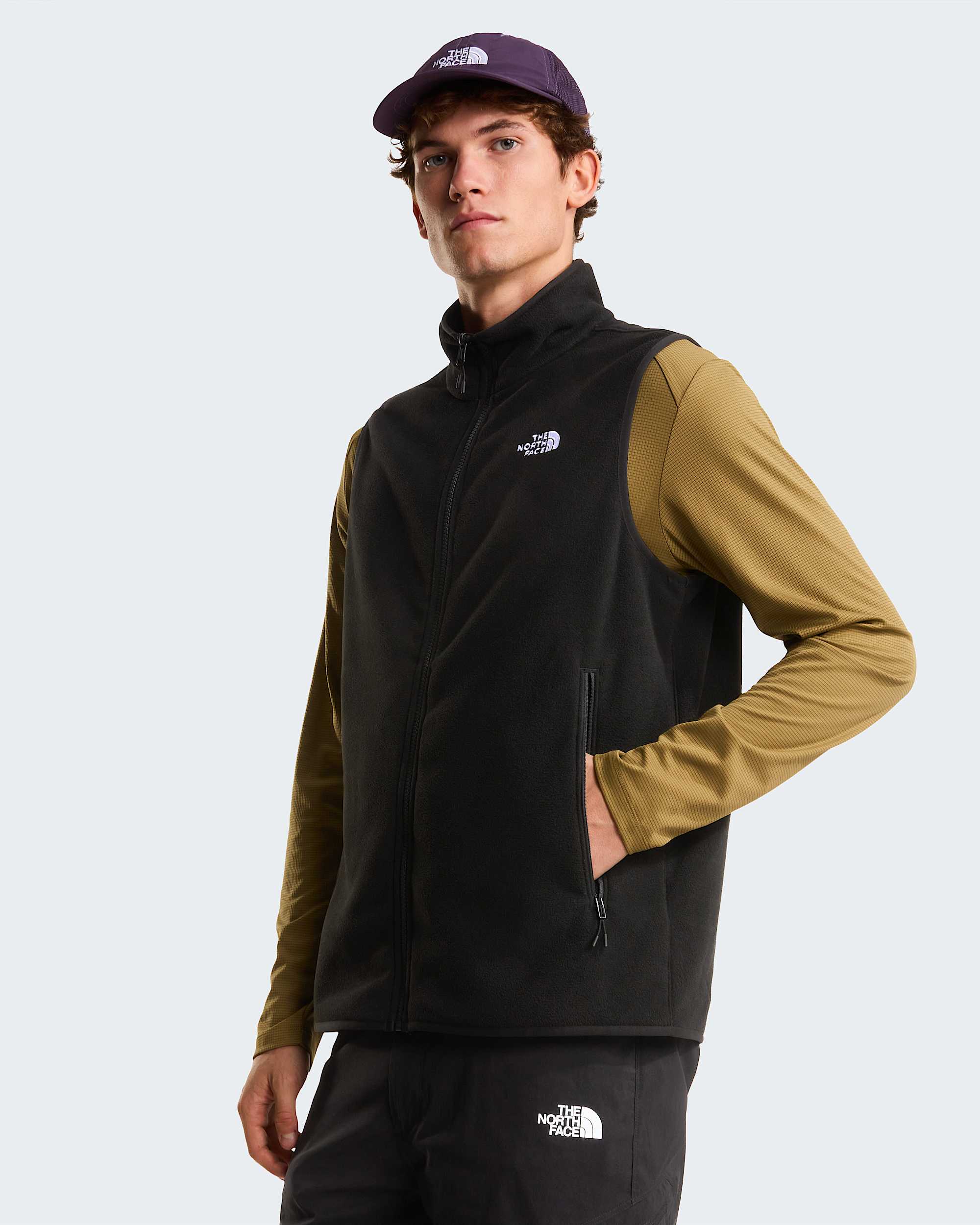 Glacier Fleece Weste Herren – TNF Black