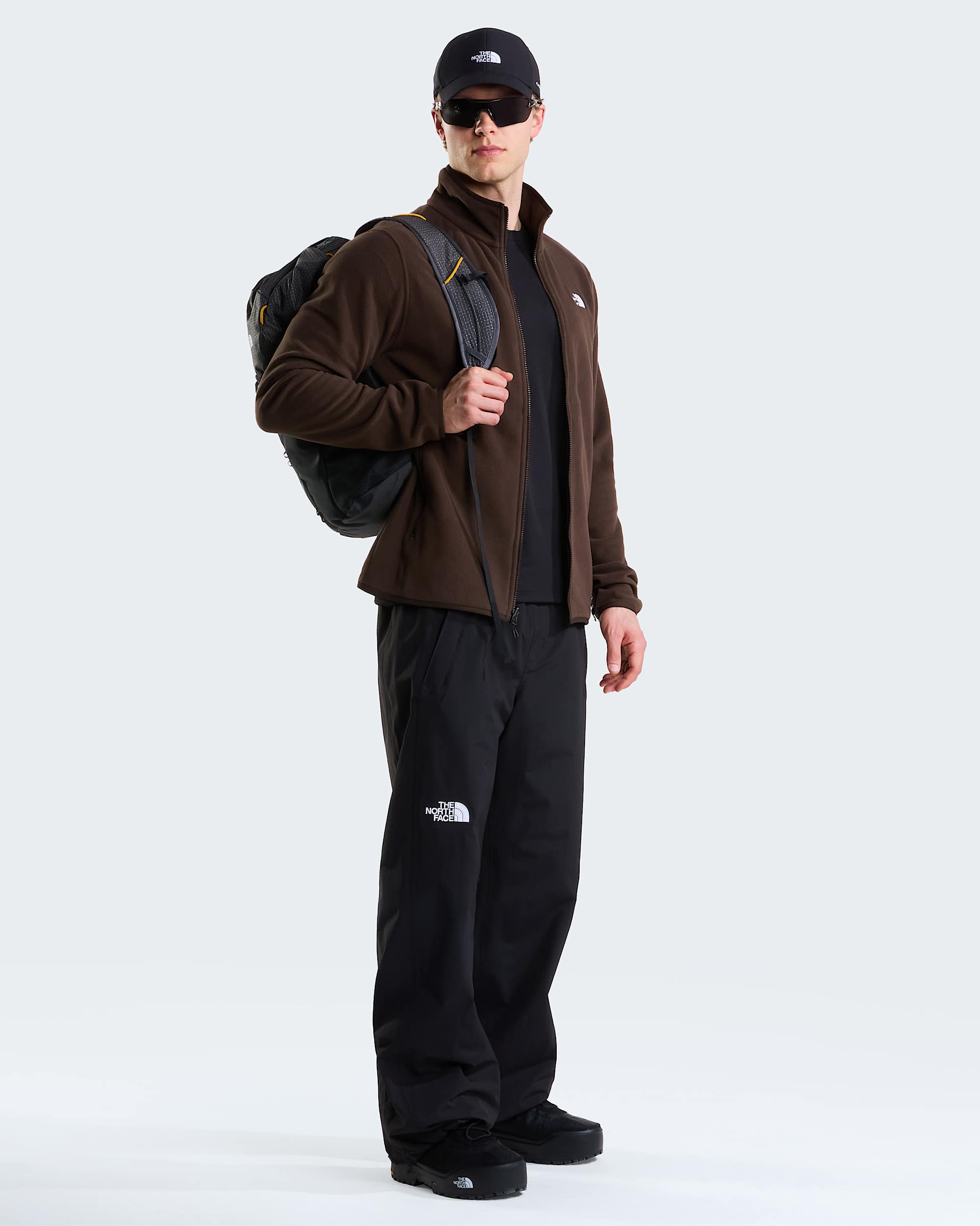 Glacier Fleece für Herren – Dark Chestnut
