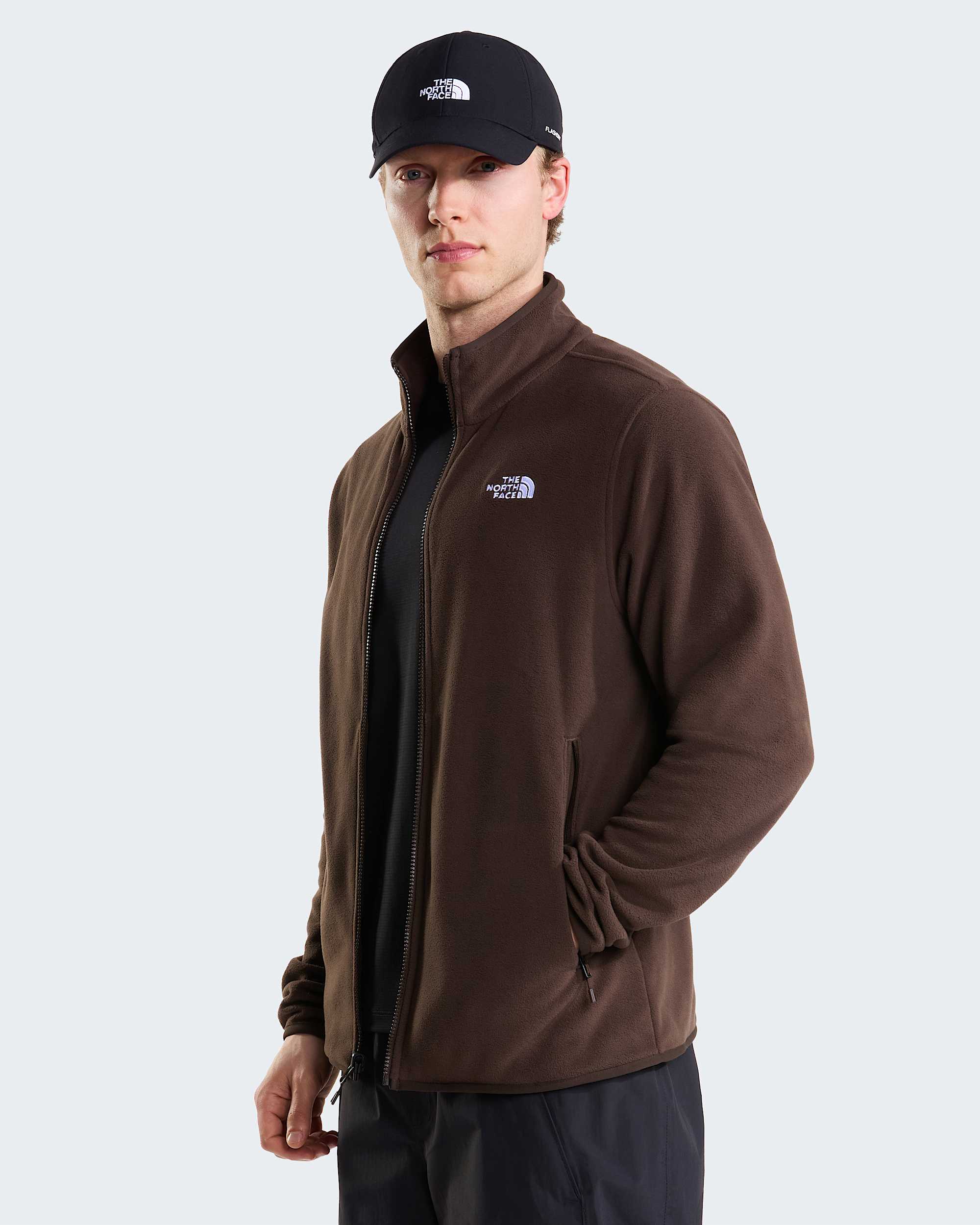Glacier Fleece für Herren – Dark Chestnut