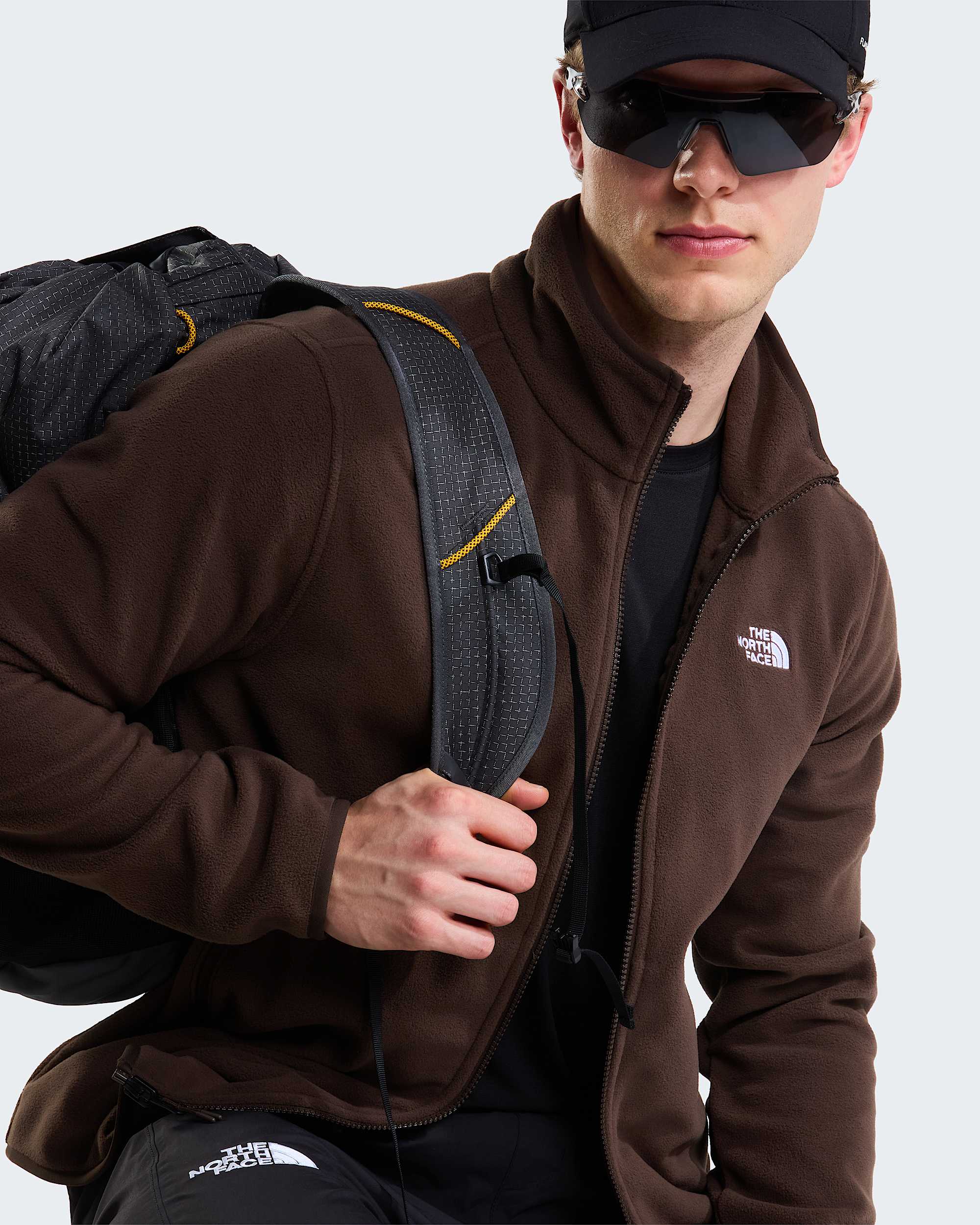 Glacier Fleece für Herren – Dark Chestnut