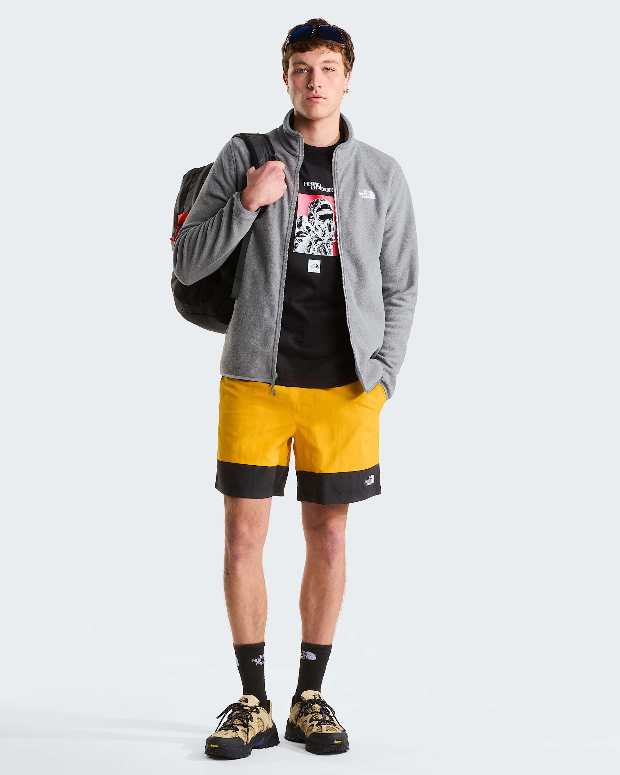 Glacier Fleece für Herren – TNF Mid Grey Heather