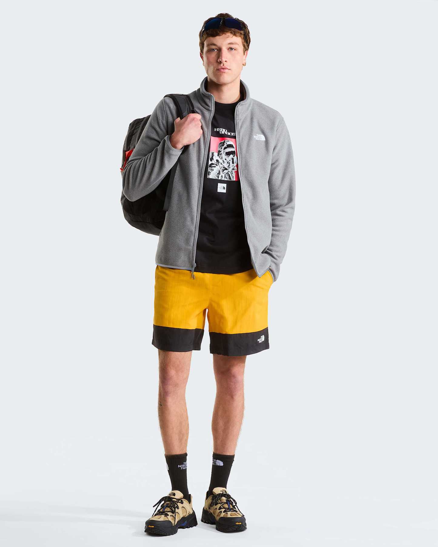 Glacier Fleece für Herren – TNF Mid Grey Heather
