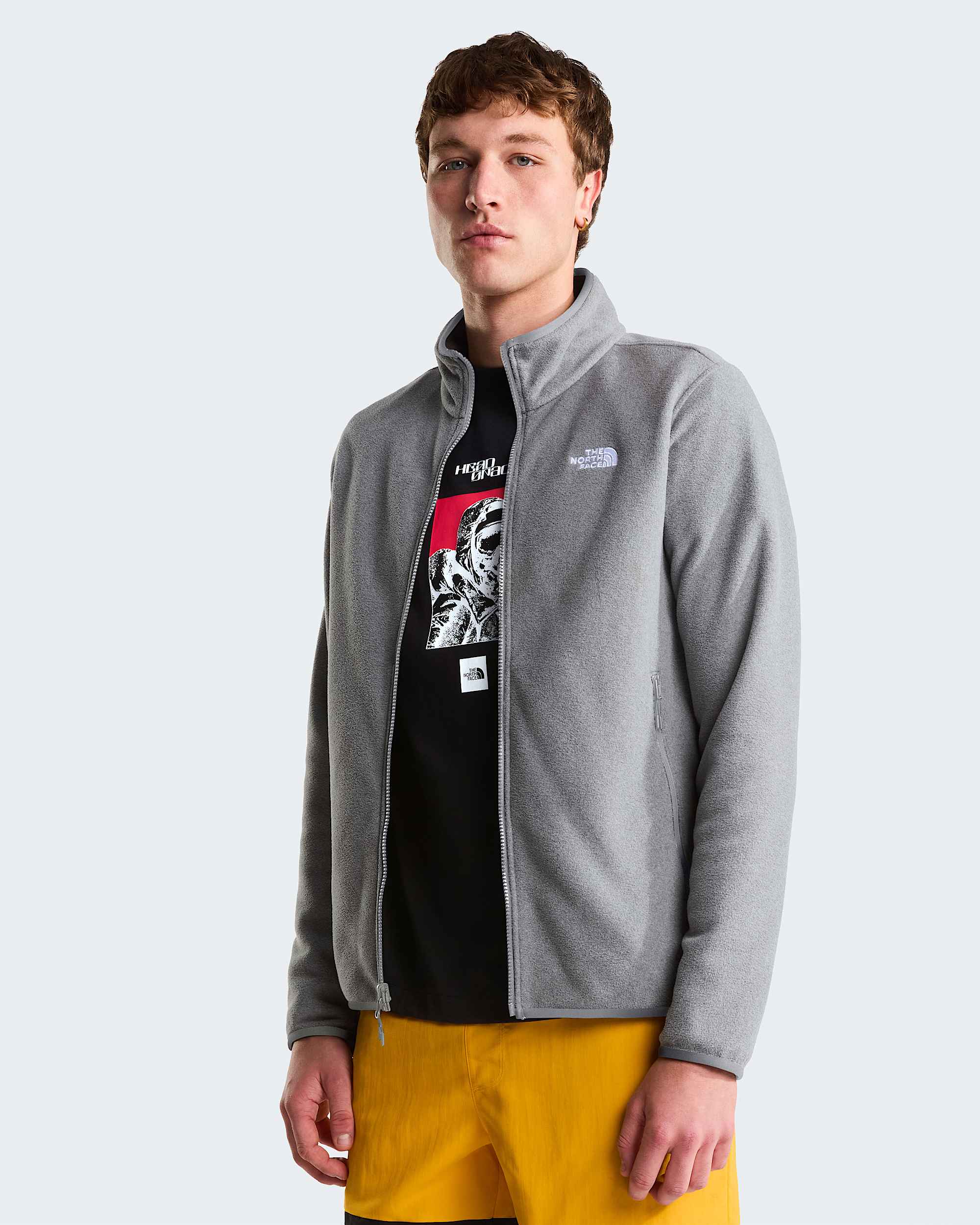 Glacier Fleece für Herren – TNF Mid Grey Heather