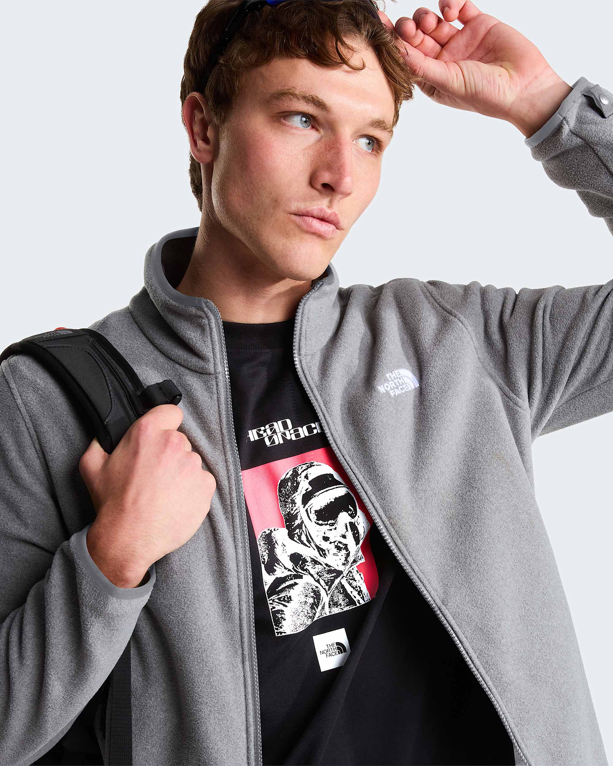 Glacier Fleece für Herren – TNF Mid Grey Heather