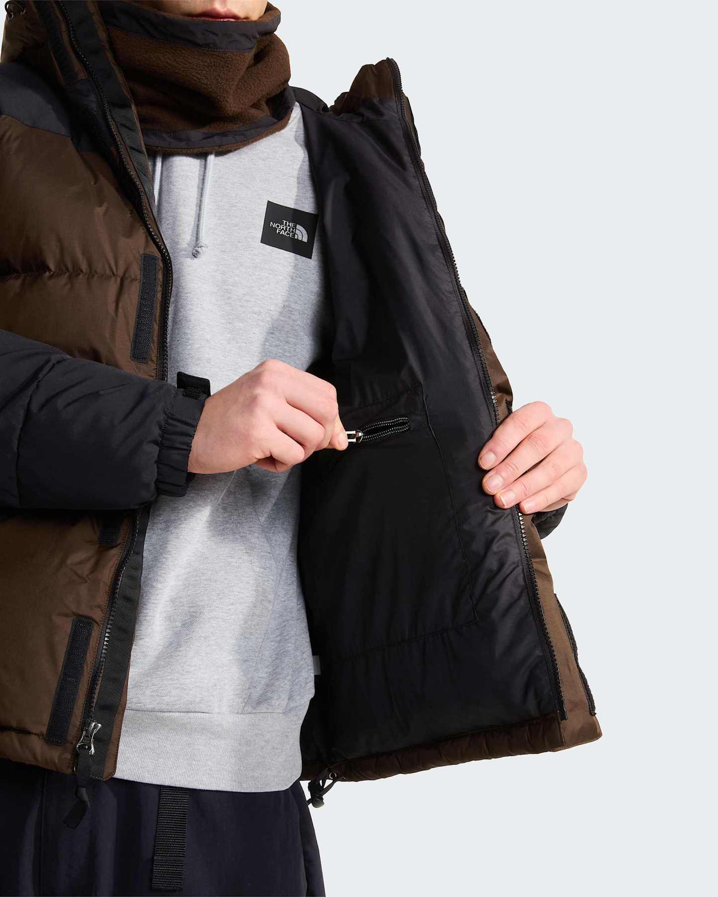 Himalayan Daunenparka für Herren – Dark Chestnut-TNF Black