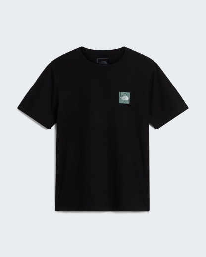 Monte normal geschnittenes T-Shirt mit Grafik für Herren – TNF Black