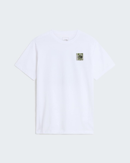Monte normal geschnittenes T-Shirt mit Grafik für Herren – TNF White