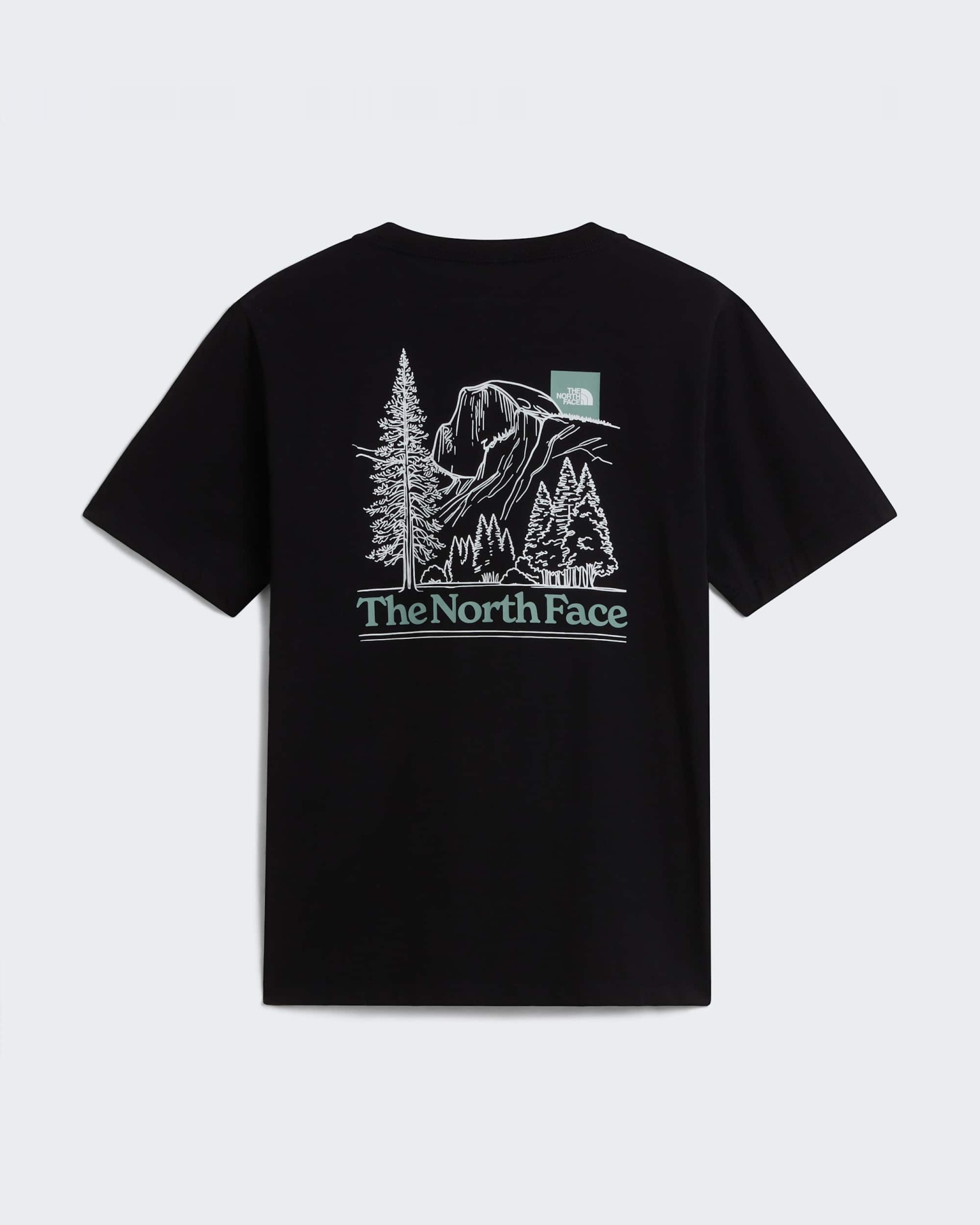 Monte normal geschnittenes T-Shirt mit Grafik für Herren – TNF Black
