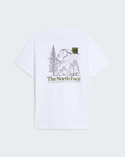 Monte normal geschnittenes T-Shirt mit Grafik für Herren – TNF White