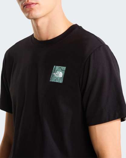 Monte normal geschnittenes T-Shirt mit Grafik für Herren – TNF Black