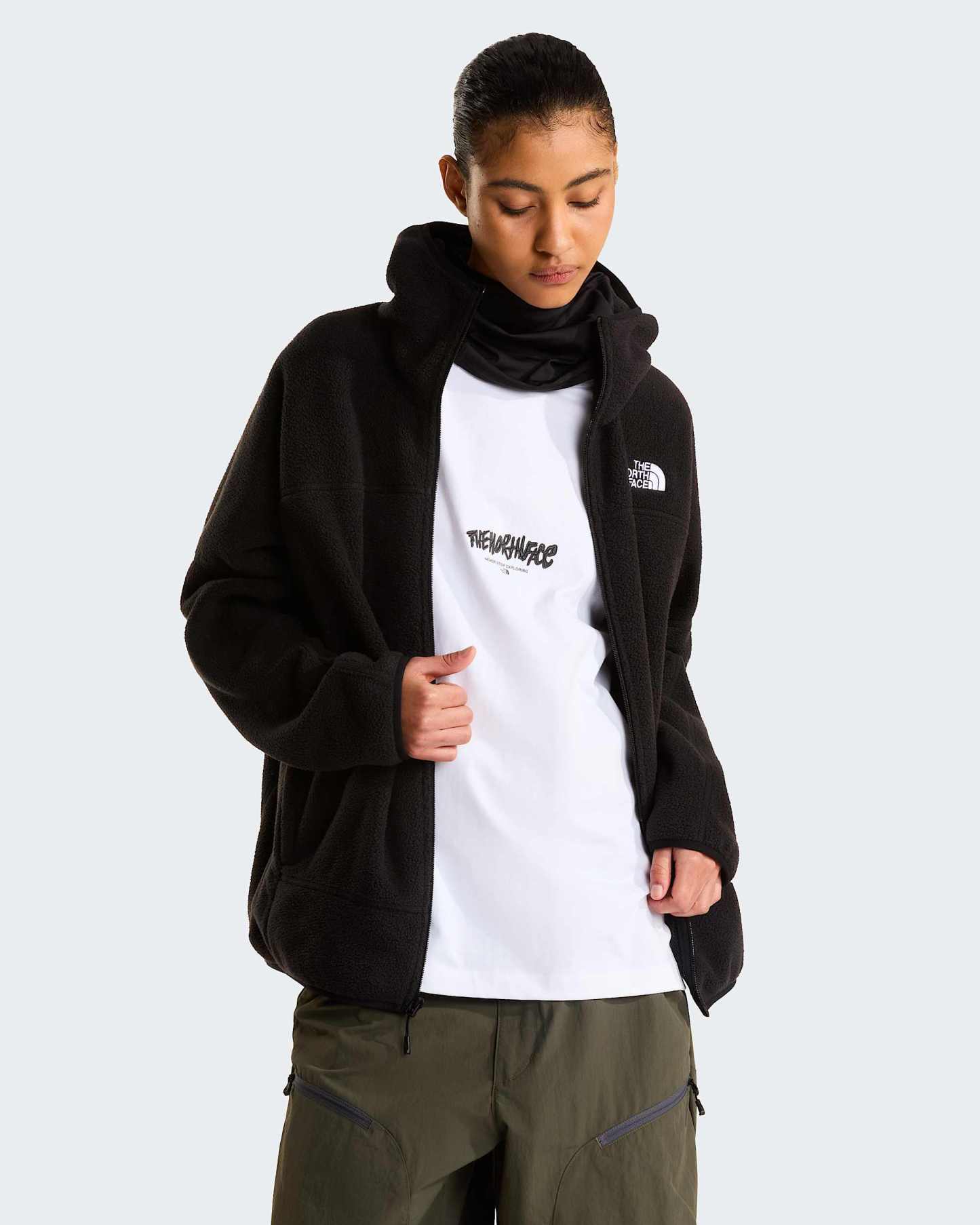 NSE Mask Fleecejacke für Herren – TNF Black