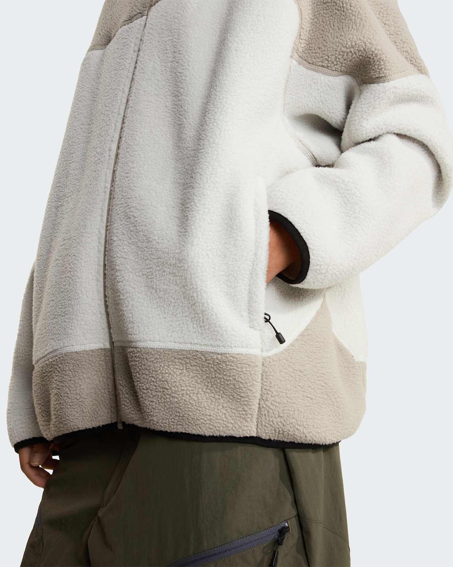 NSE Mask Fleecejacke für Herren – Cumulus Cloud-Stone Slab