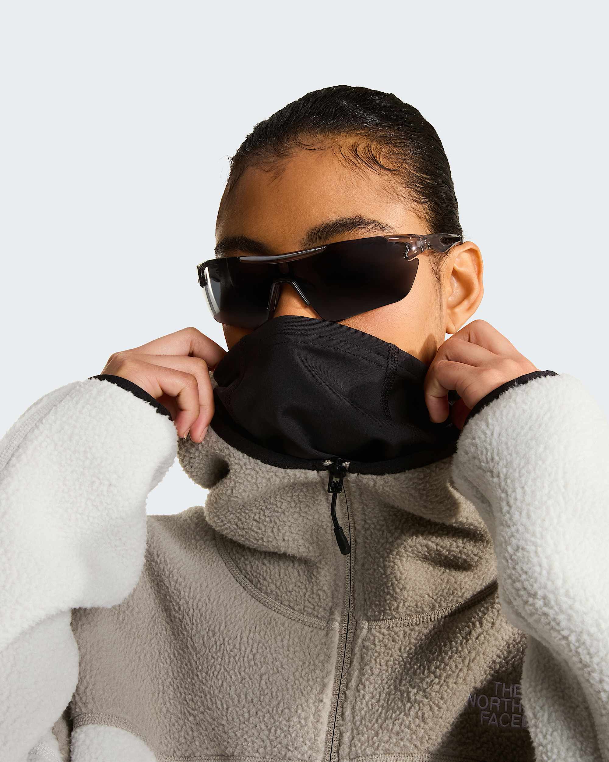 NSE Mask Fleecejacke für Herren – Cumulus Cloud-Stone Slab