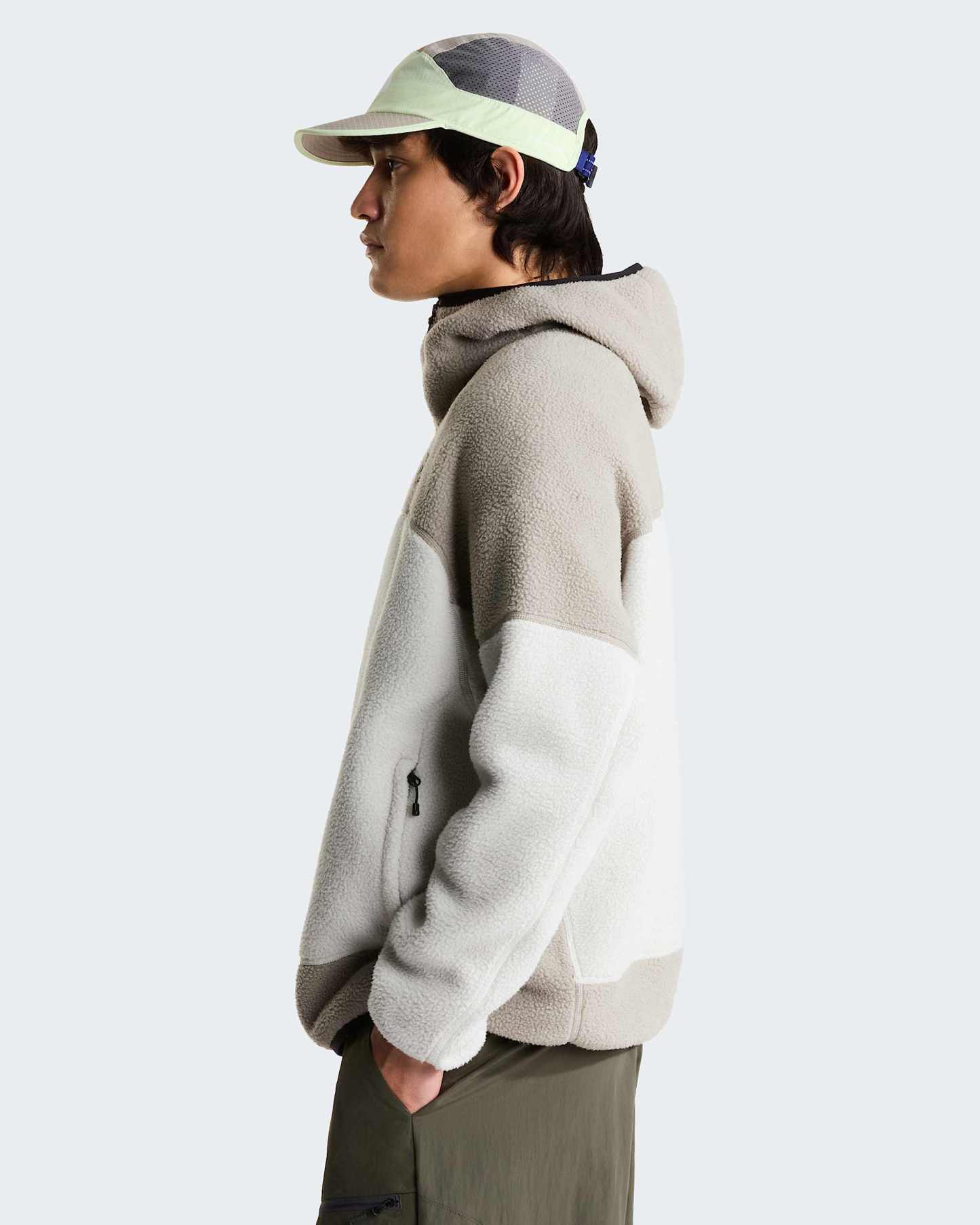 NSE Mask Fleecejacke für Herren – Cumulus Cloud-Stone Slab