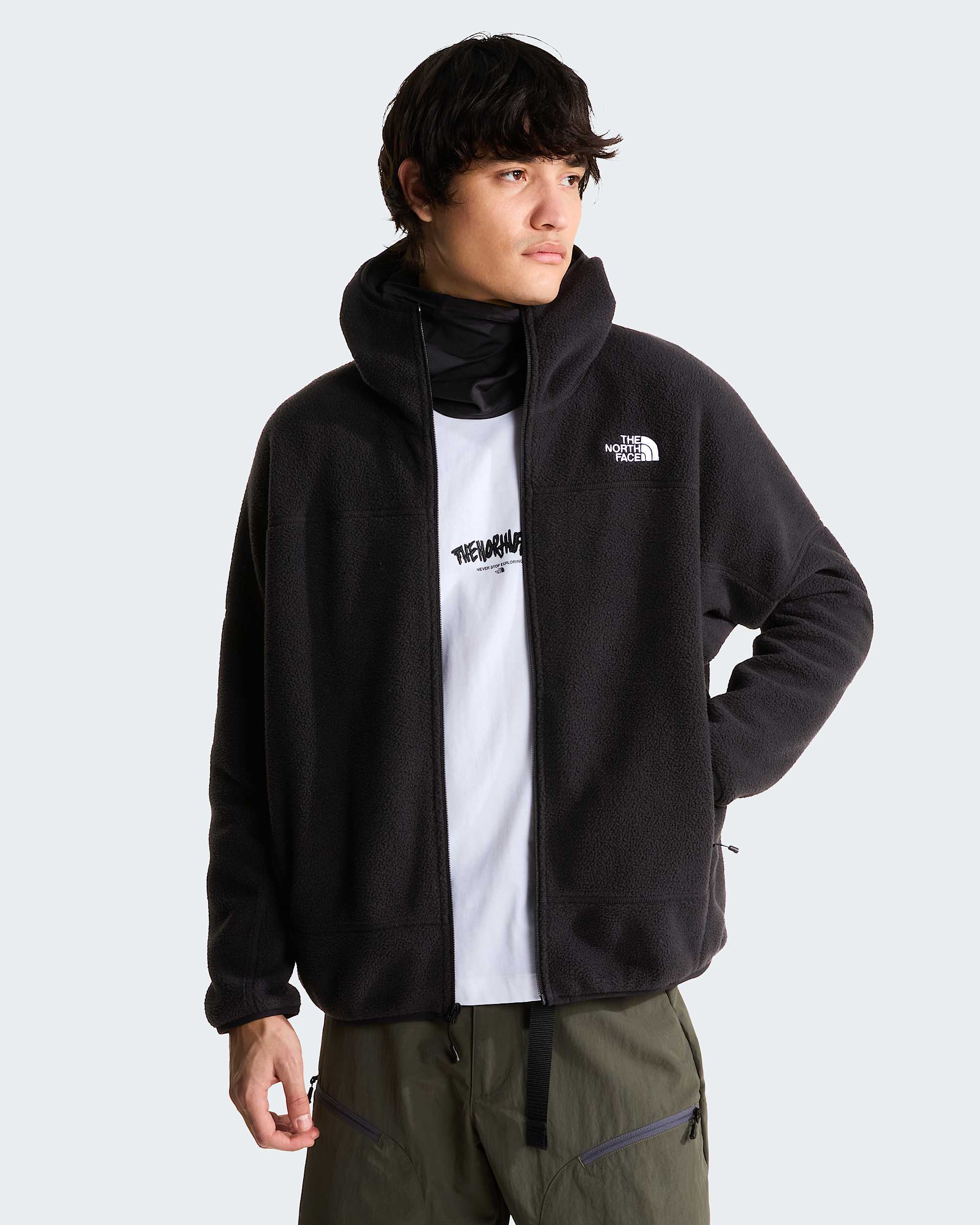 NSE Mask Fleecejacke für Herren – TNF Black