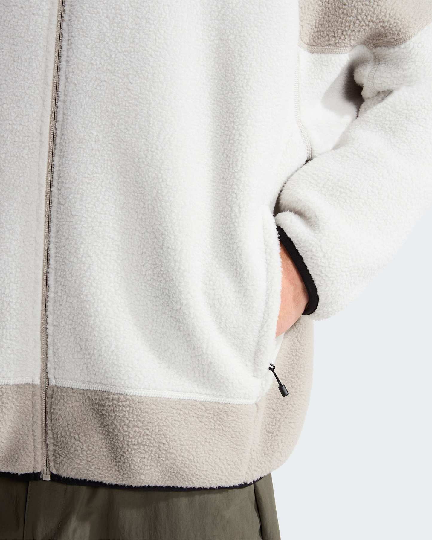 NSE Mask Fleecejacke für Herren – Cumulus Cloud-Stone Slab