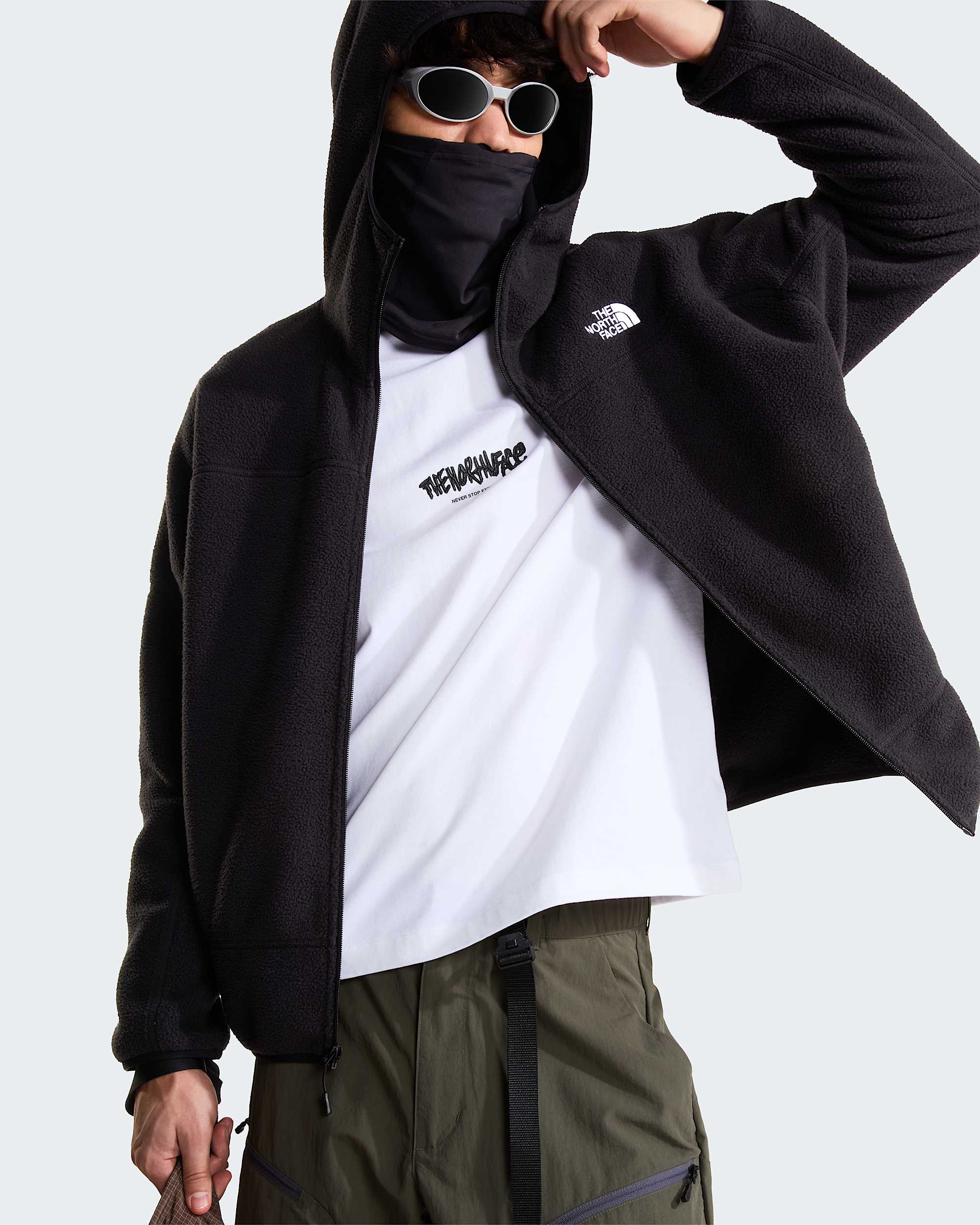 NSE Mask Fleecejacke für Herren – TNF Black