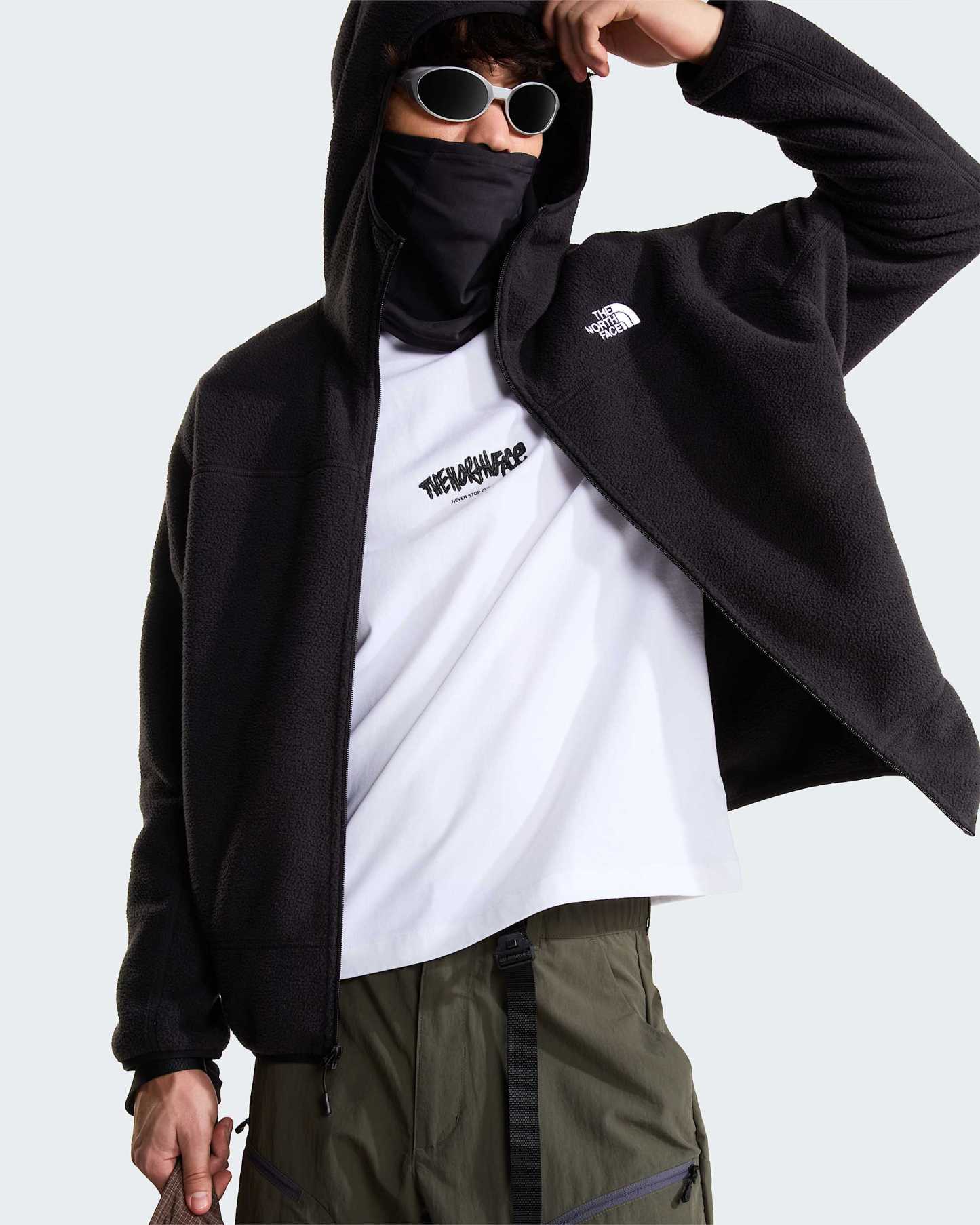 NSE Mask Fleecejacke für Herren – TNF Black