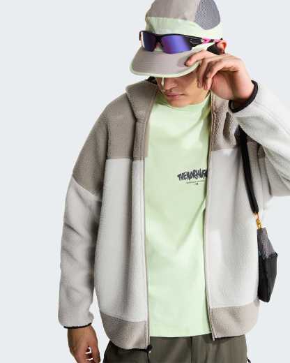 NSE Mask Fleecejacke für Herren – Cumulus Cloud-Stone Slab