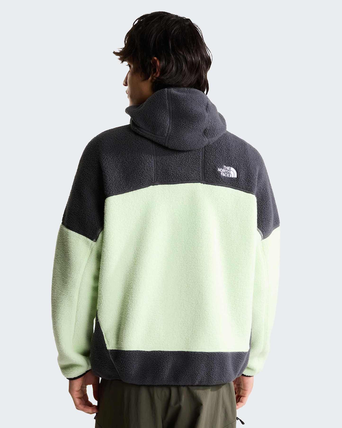 NSE Mask Fleecejacke für Herren – Calcified Lime-Anthracite Grey