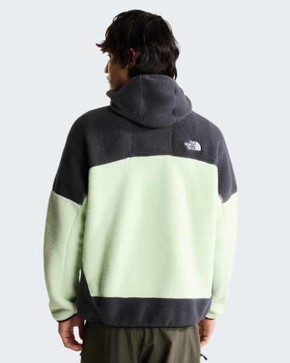 NSE Mask Fleecejacke für Herren – Calcified Lime-Anthracite Grey