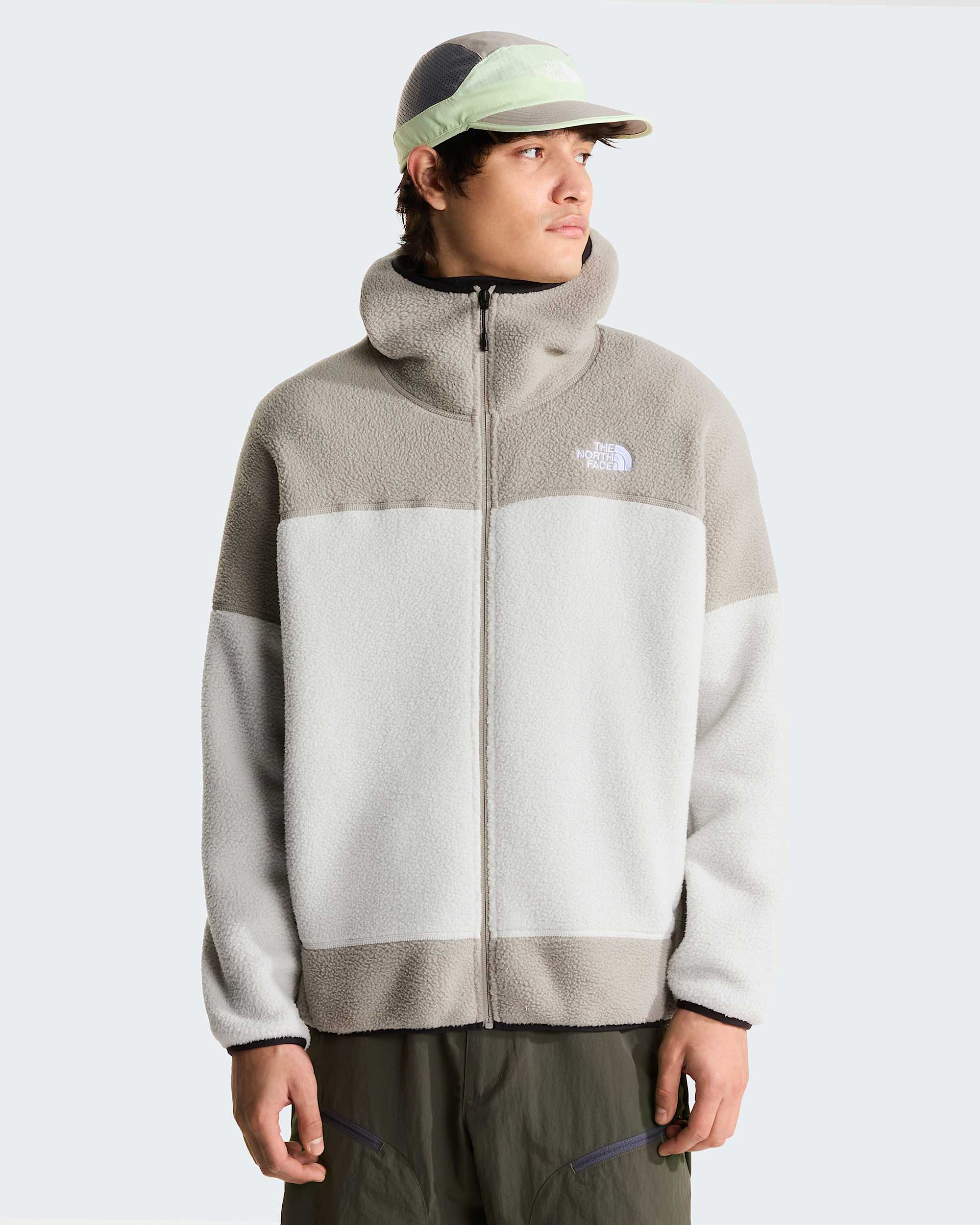 NSE Mask Fleecejacke für Herren – Cumulus Cloud-Stone Slab