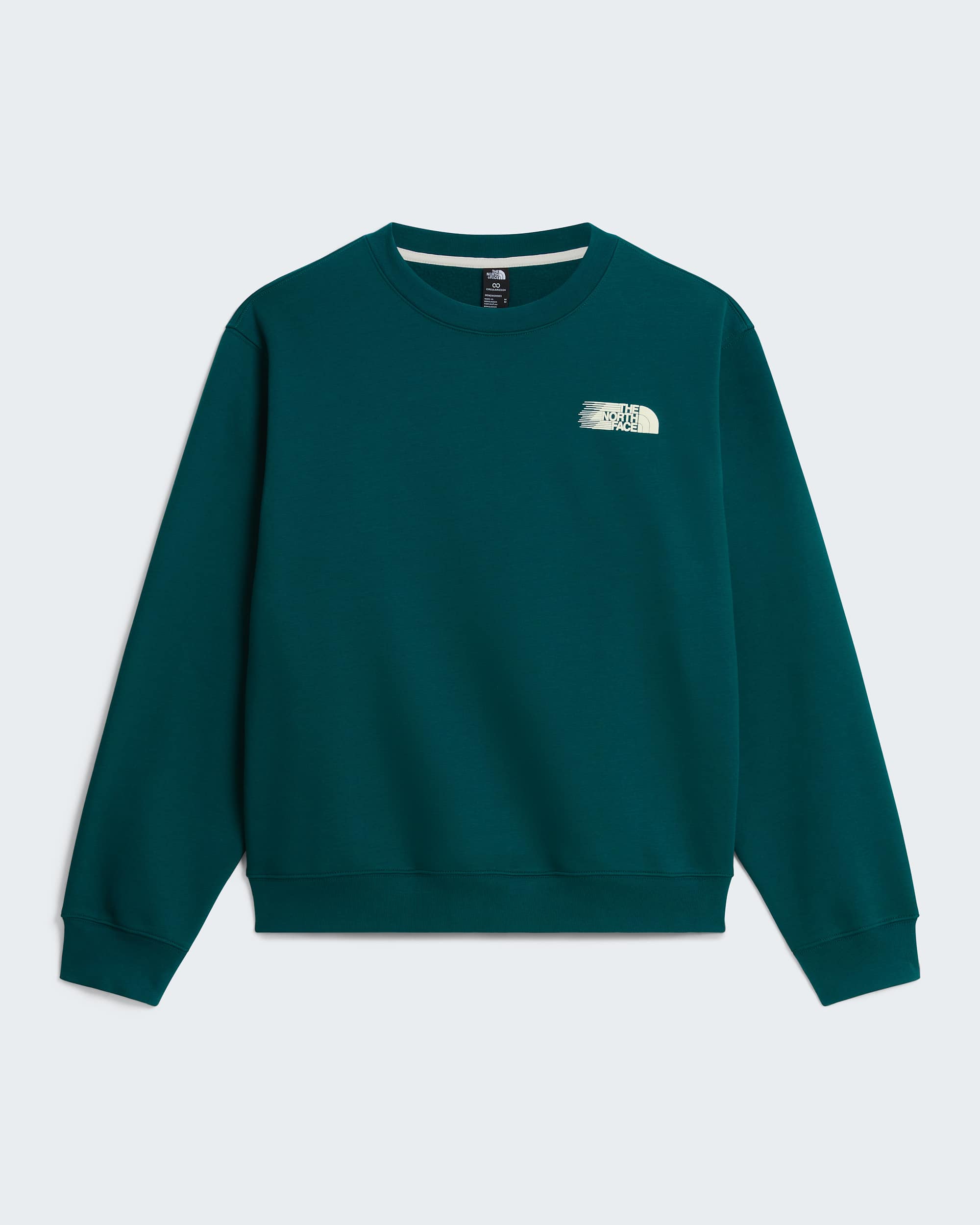 Retro Trail Graphic Sweatshirt in Relaxed Fit Herren – Pacific Teal