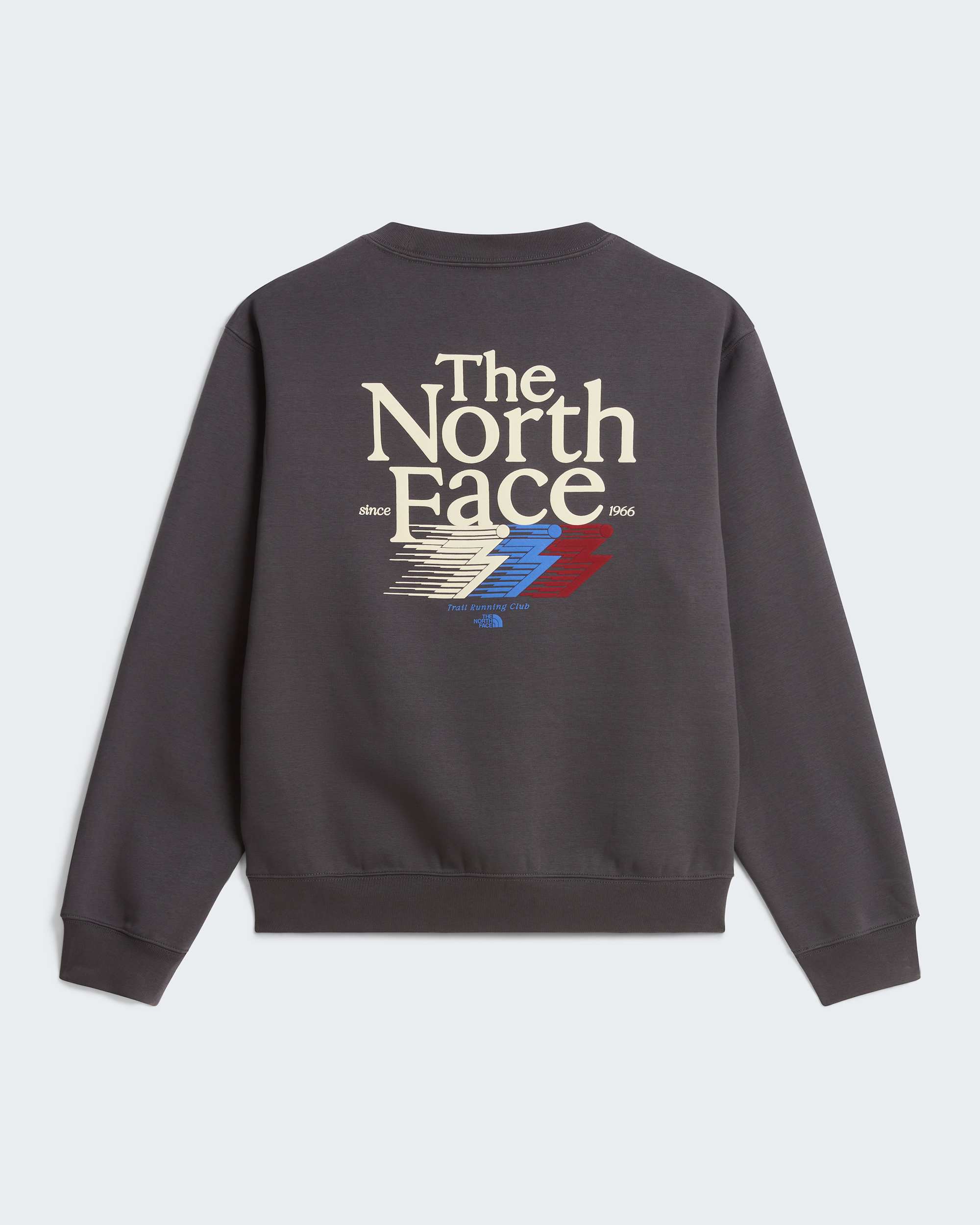 Retro Trail Graphic Sweatshirt in Relaxed Fit Herren – Anthracite Grey