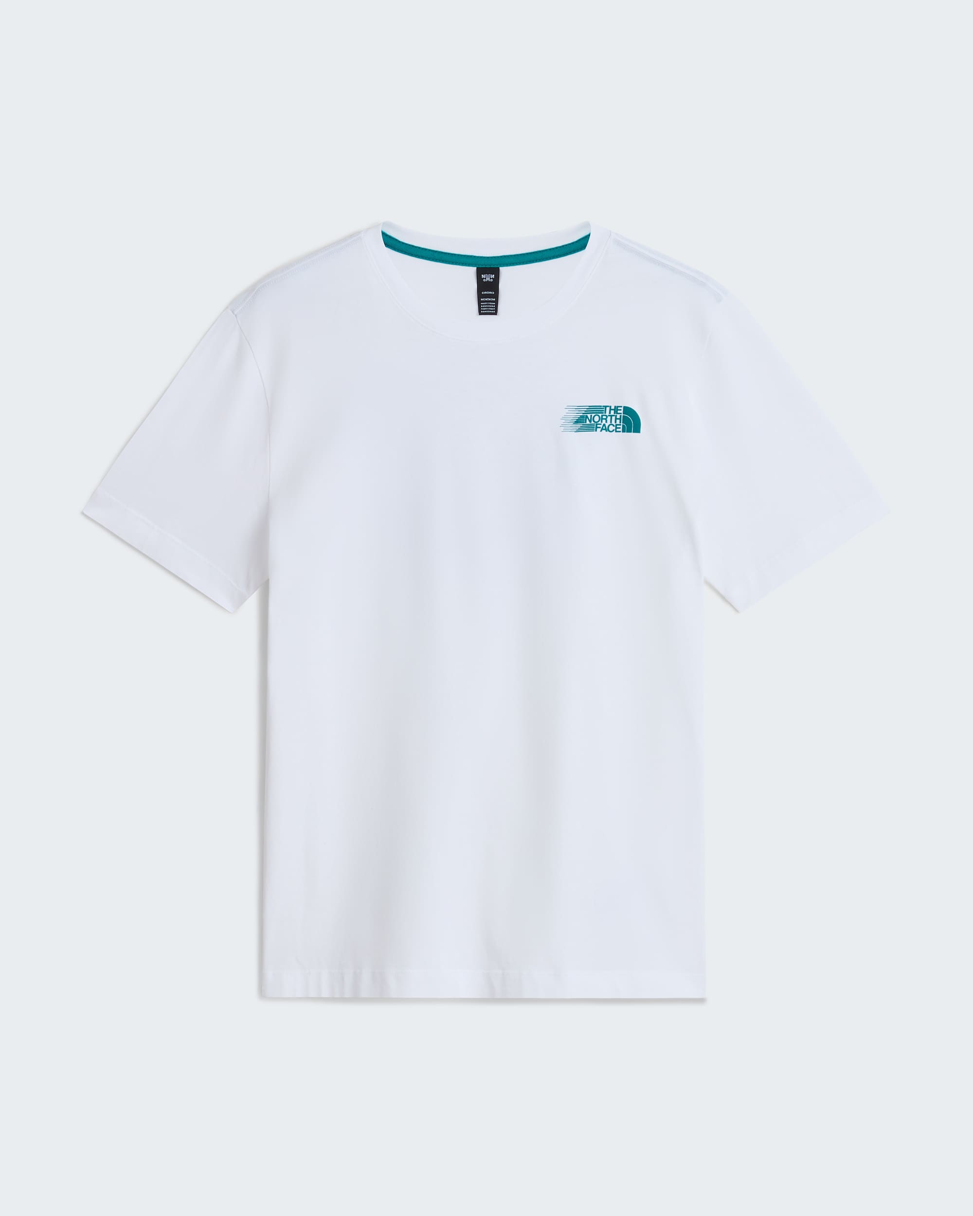 Retro Trail Graphic T-Shirt in Relaxed Fit Herren – TNF White