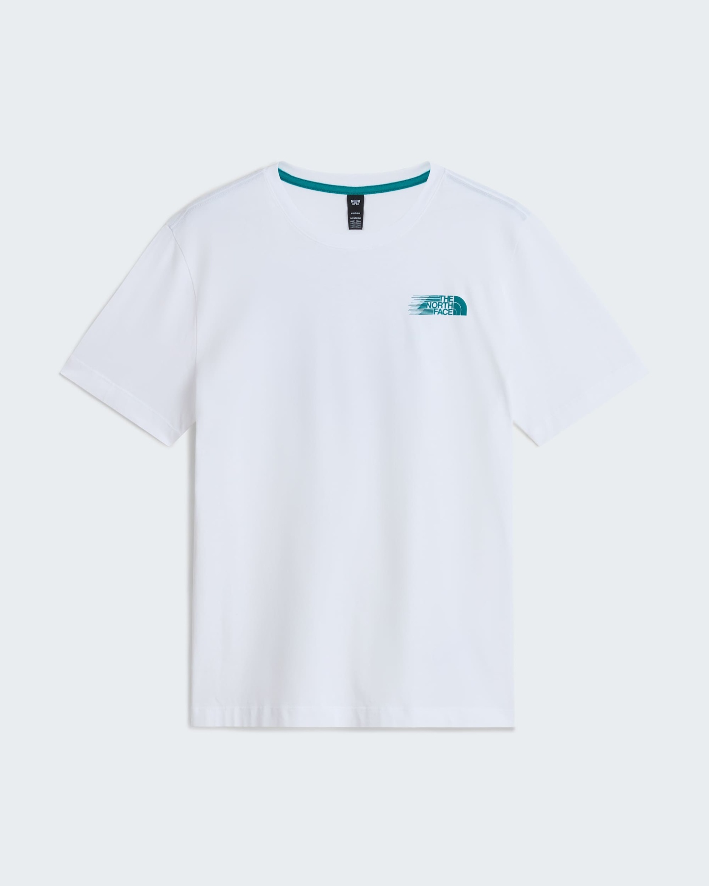 Retro Trail Graphic T-Shirt in Relaxed Fit Herren – TNF White