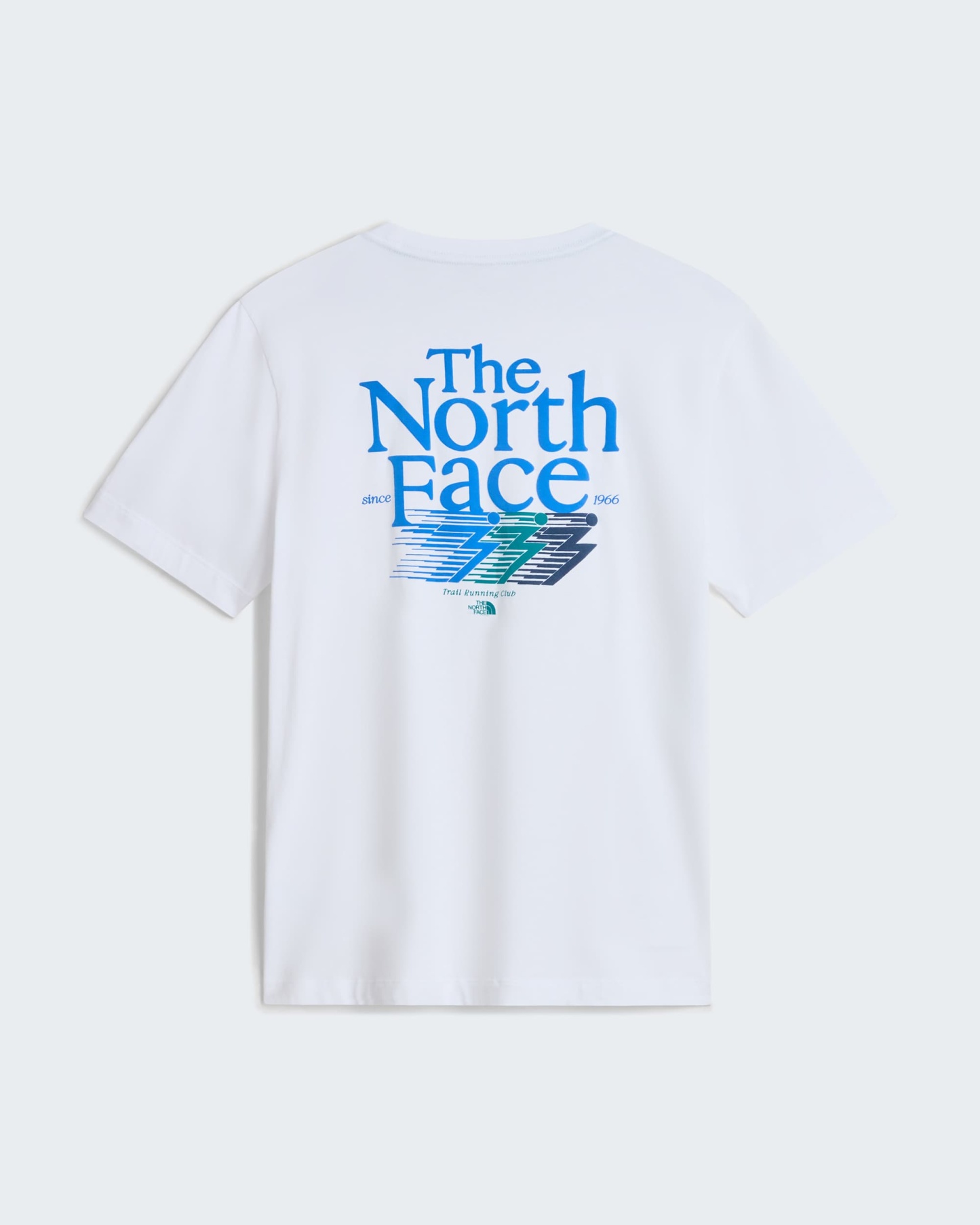 Retro Trail Graphic T-Shirt in Relaxed Fit Herren – TNF White