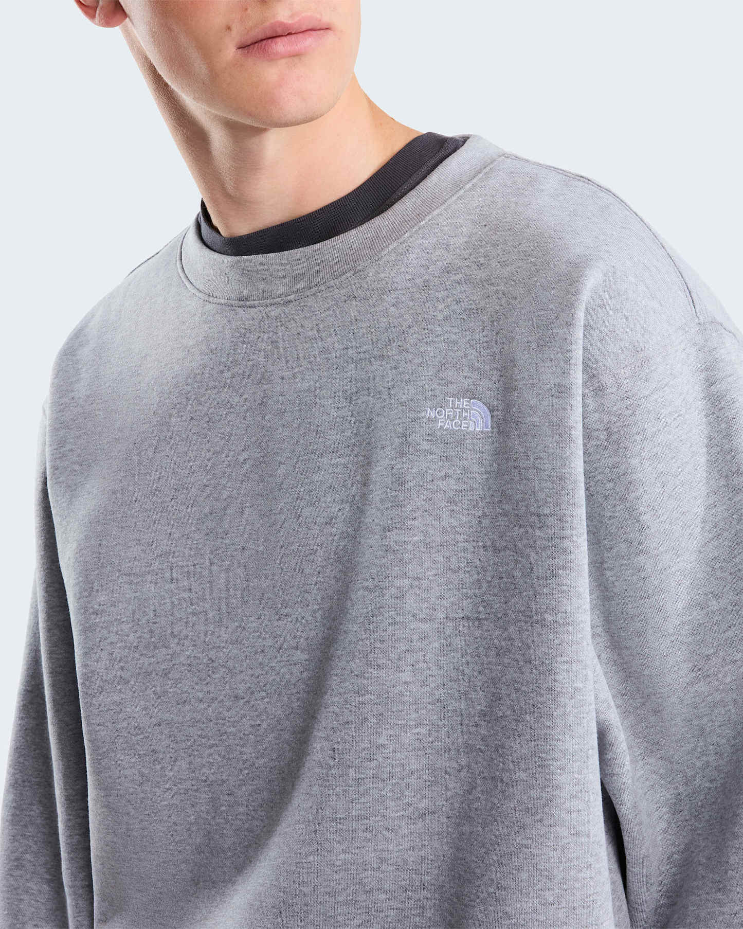 TNF™ Essential Simple Dome Relaxed Sweatshirt Herren – TNF Pale Grey Heather