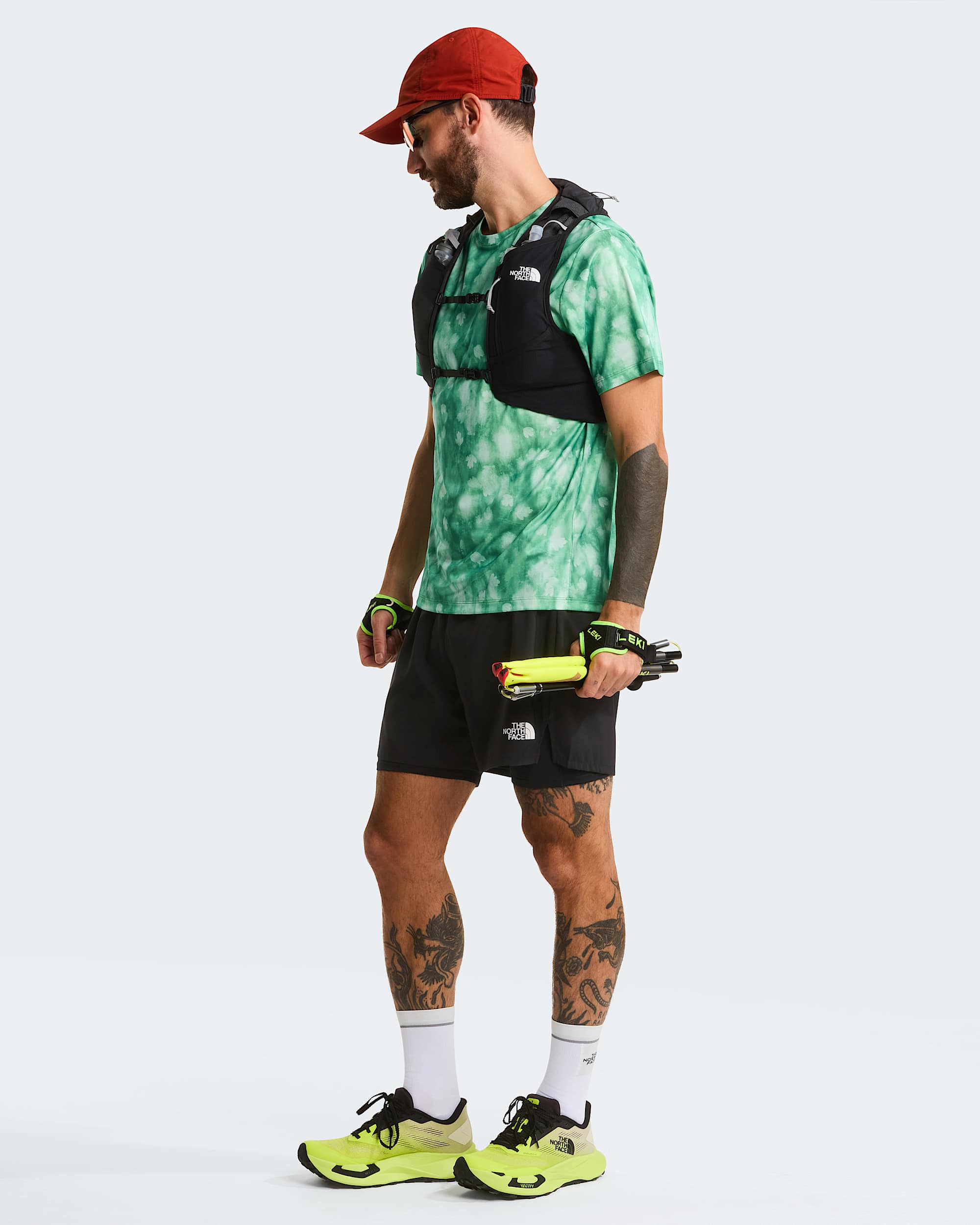 VECTIV™ Enduris 4 Trailrunning-Schuhe für Herren – Fizz Lime-TNF Black