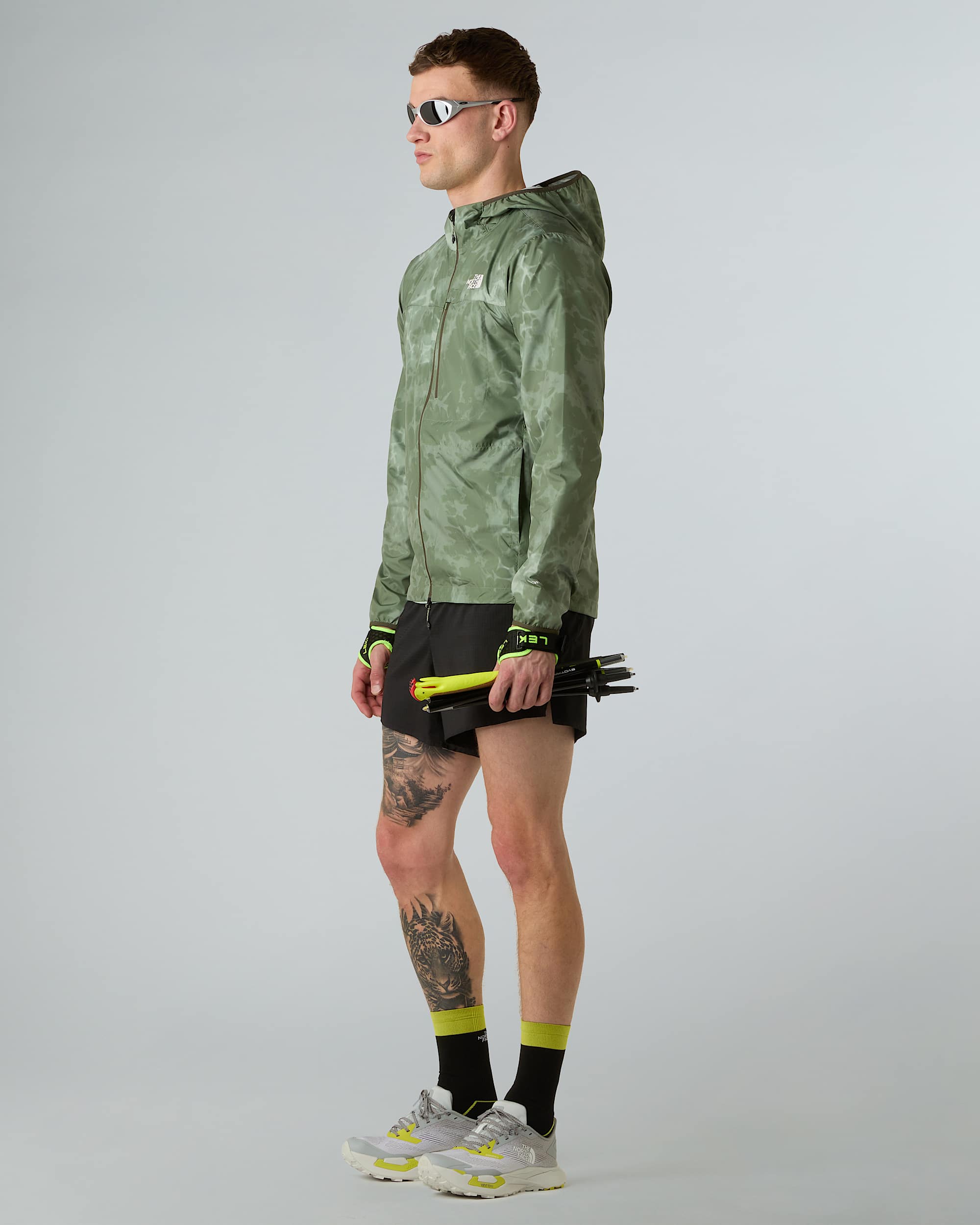 VECTIV™ Enduris 4 Trailrunning-Schuhe für Herren – High Rise Grey-Sulphur Spring Green