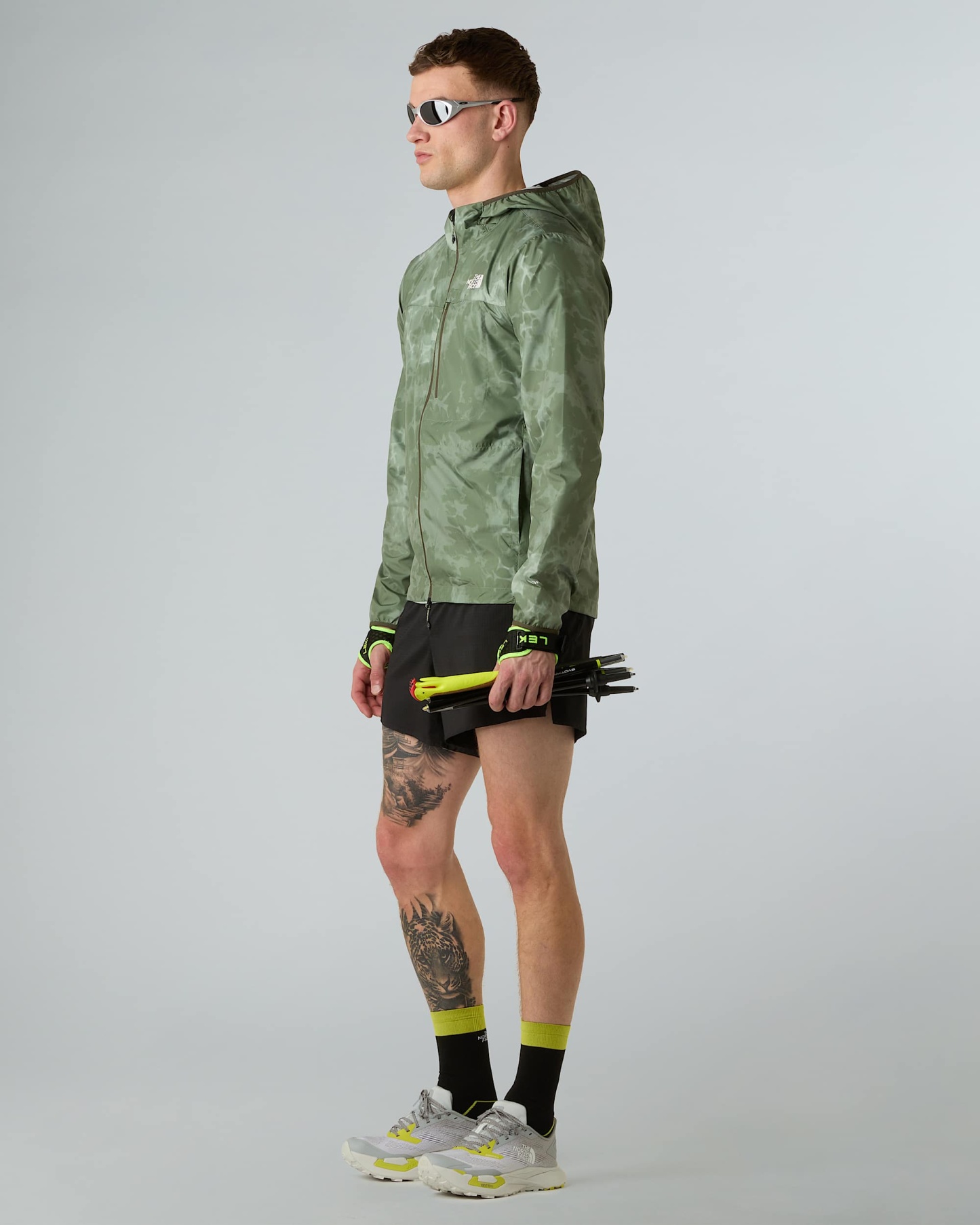 VECTIV™ Enduris 4 Trailrunning-Schuhe für Herren – High Rise Grey-Sulphur Spring Green