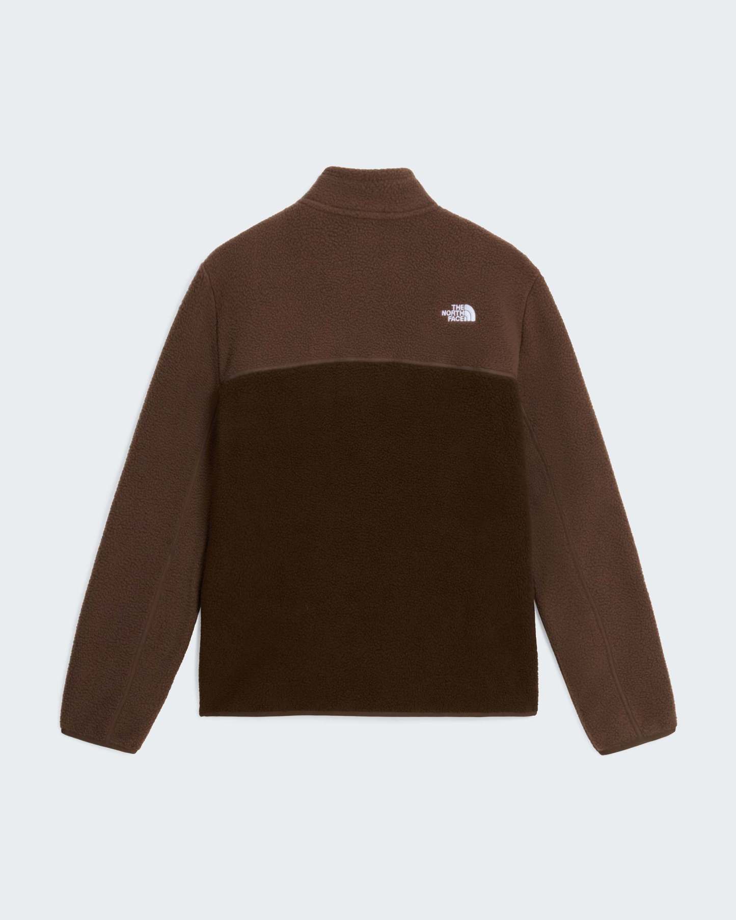 Yumiori Fleecejacke mit 1/4-langem RV für Herren – Dark Chestnut-Smokey Brown