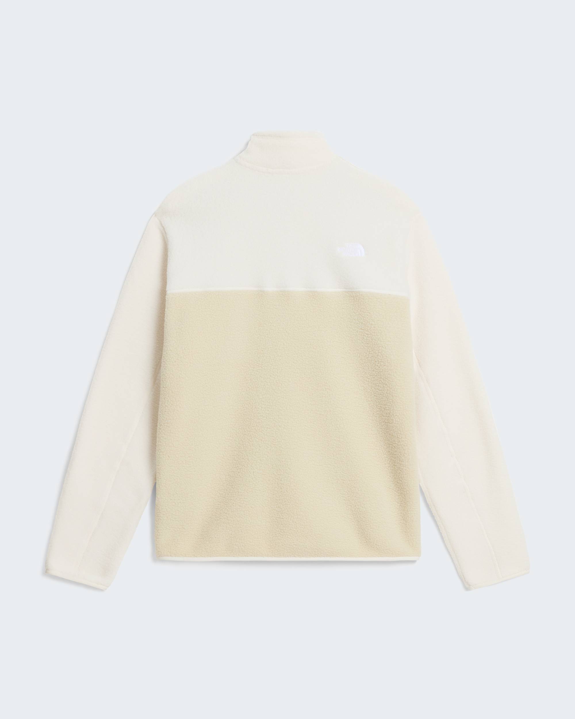 Yumiori Fleecejacke mit 1/4-langem RV für Herren – Desert Stone-White Dune