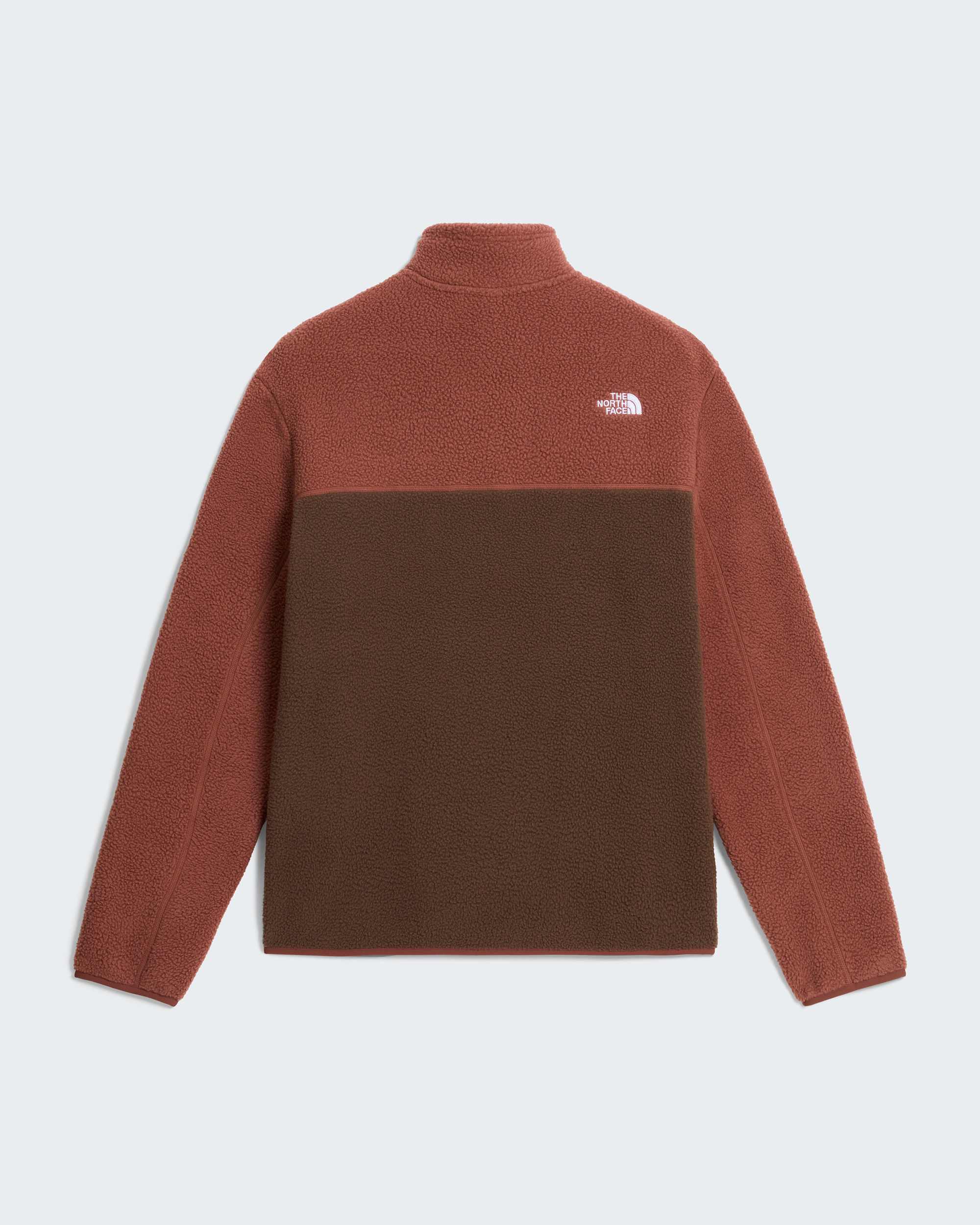 Yumiori Fleecejacke mit 1/4-langem RV für Herren – Smokey Brown-Copper Silt